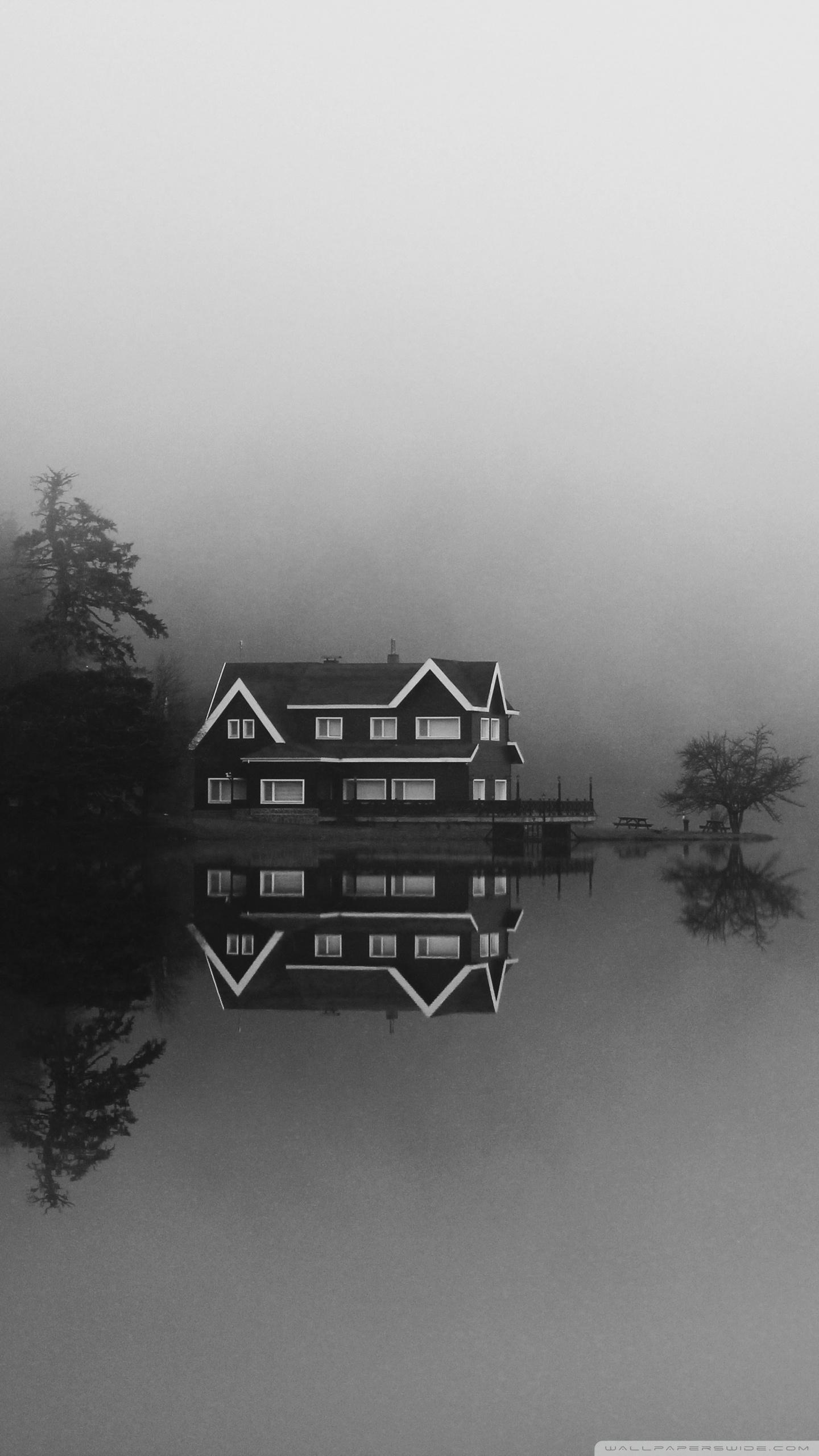 1440x2560 Bolu Golcuk Lake Black White Ultra HD Desktop Background Wallpaper for 4K UHD TV : Widescreen & UltraWide Desktop & Laptop : Tablet