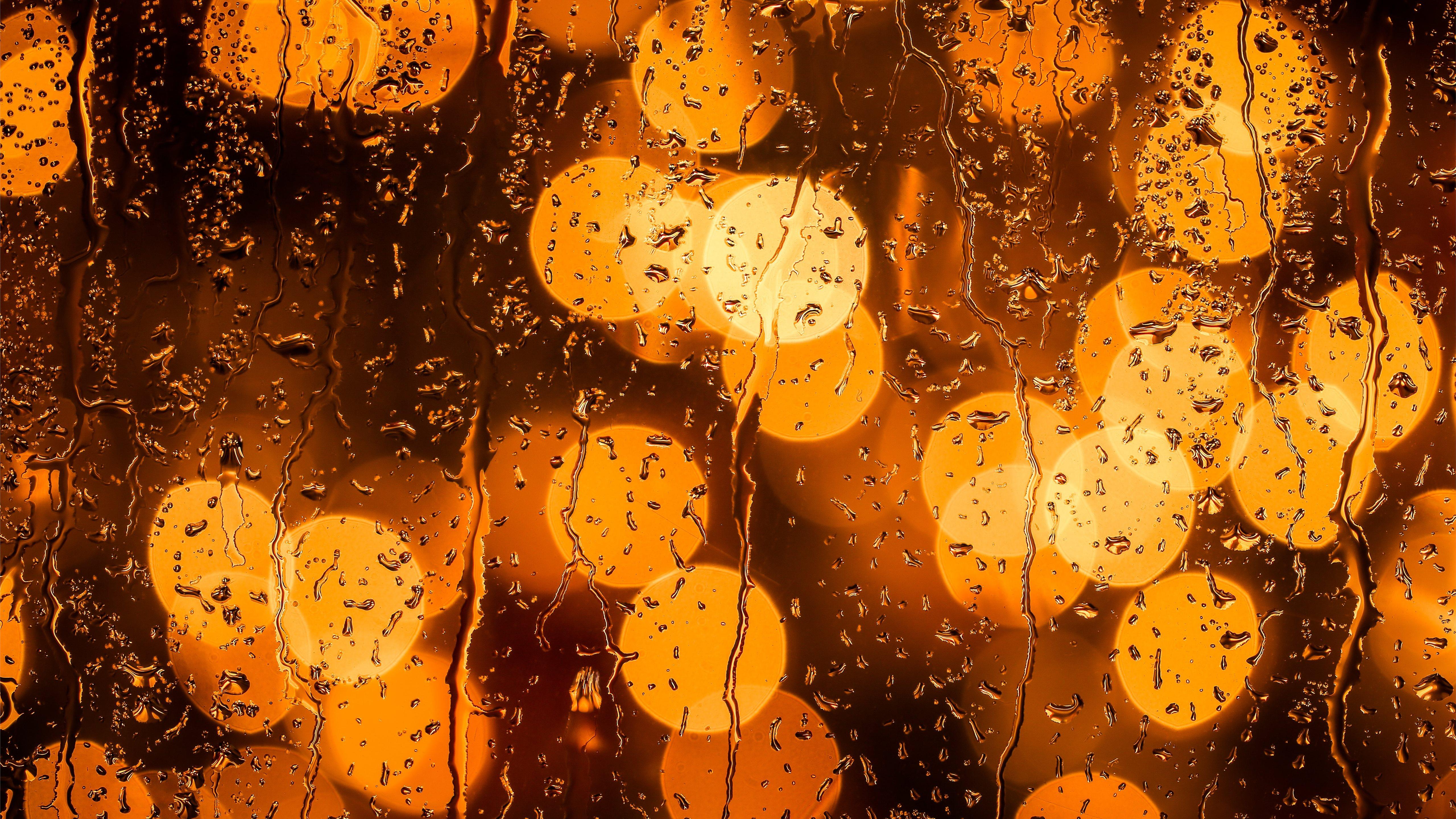 5120x2880 rainy day bokeh Mac Wallpaper Download