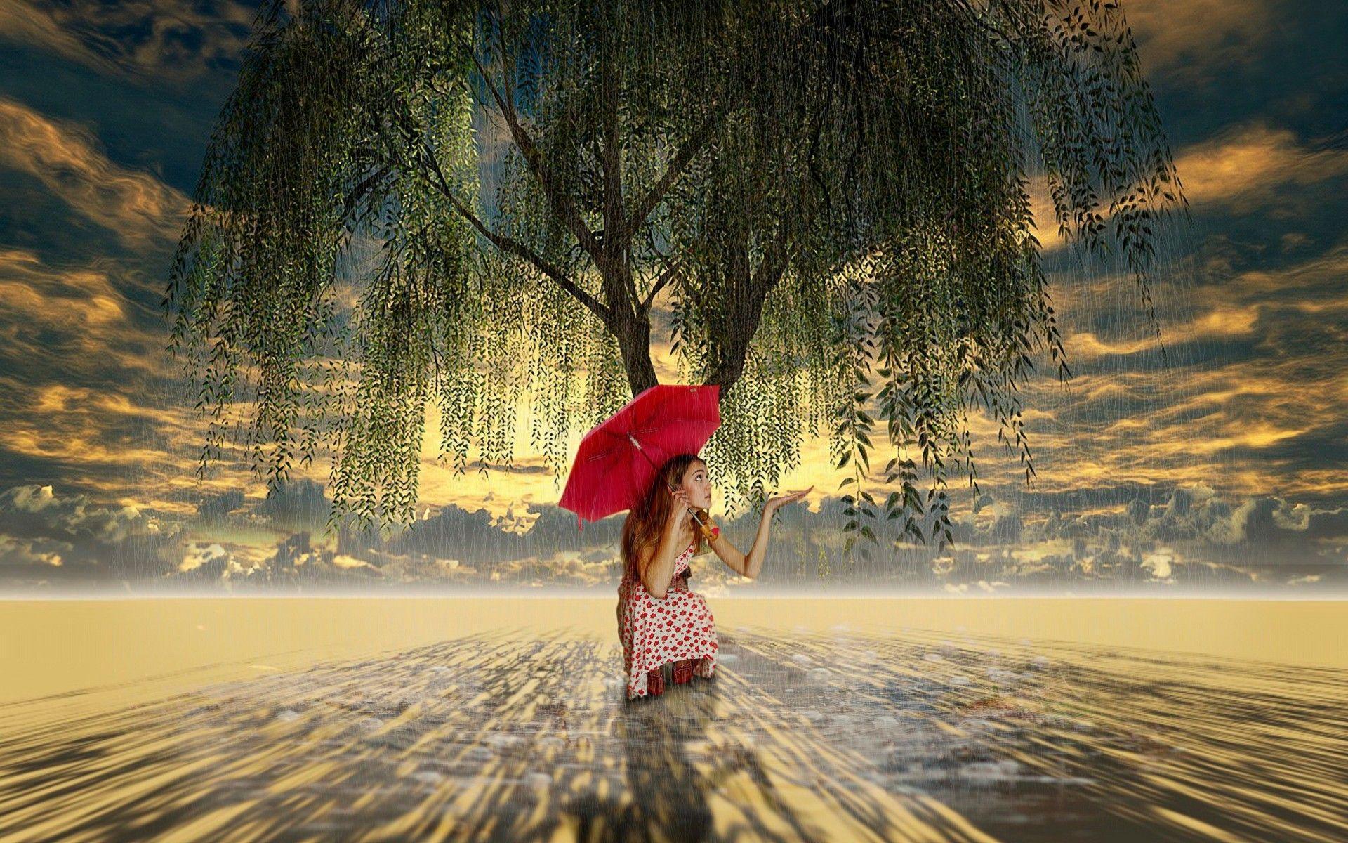 1920x1200 Rain Day Wallpaper