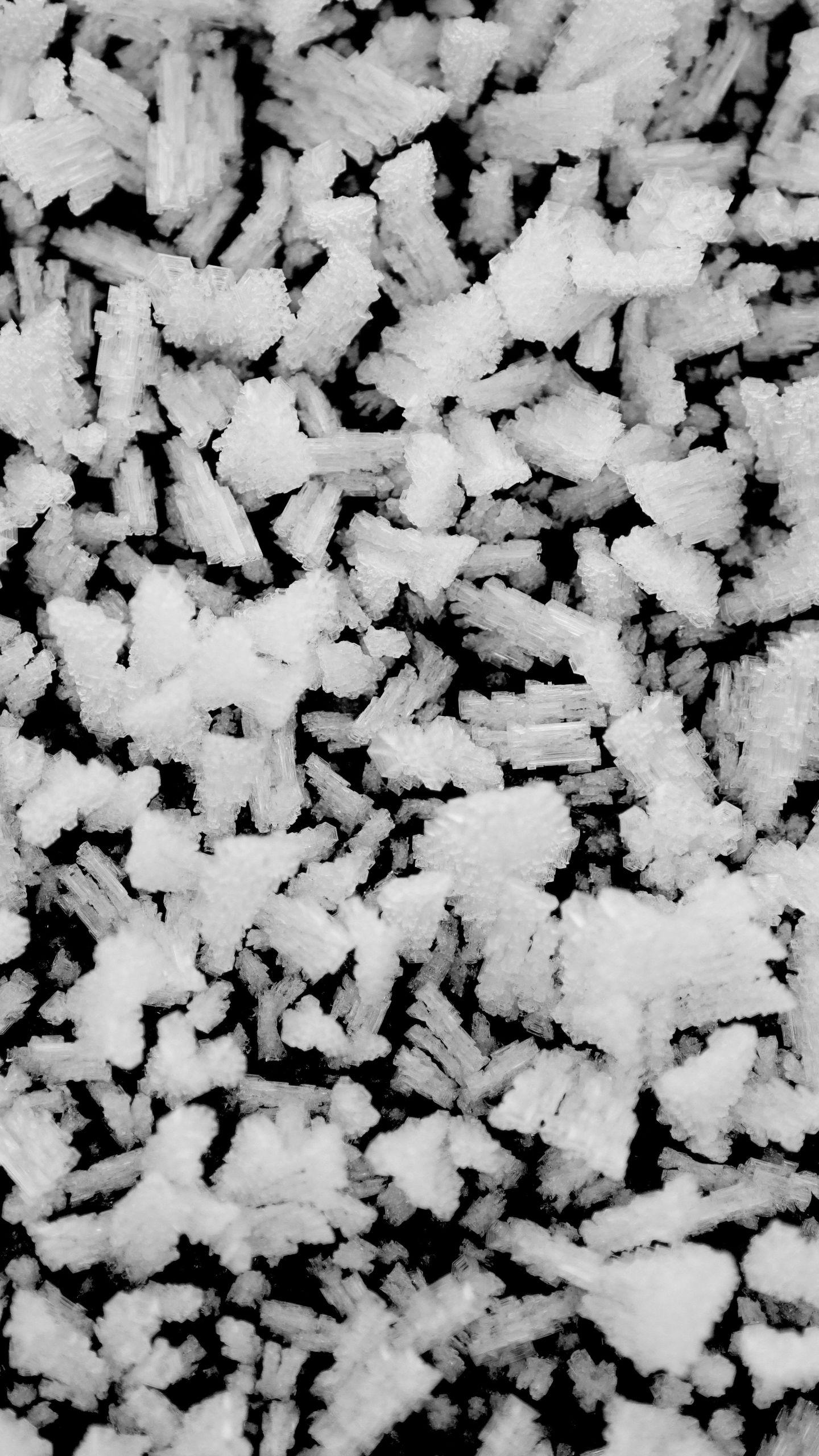 1440x2560 Download wallpaper 1440x2560 frost, ice, crystals, winter, black and white qhd samsung galaxy s s edge, note, lg g4 HD background