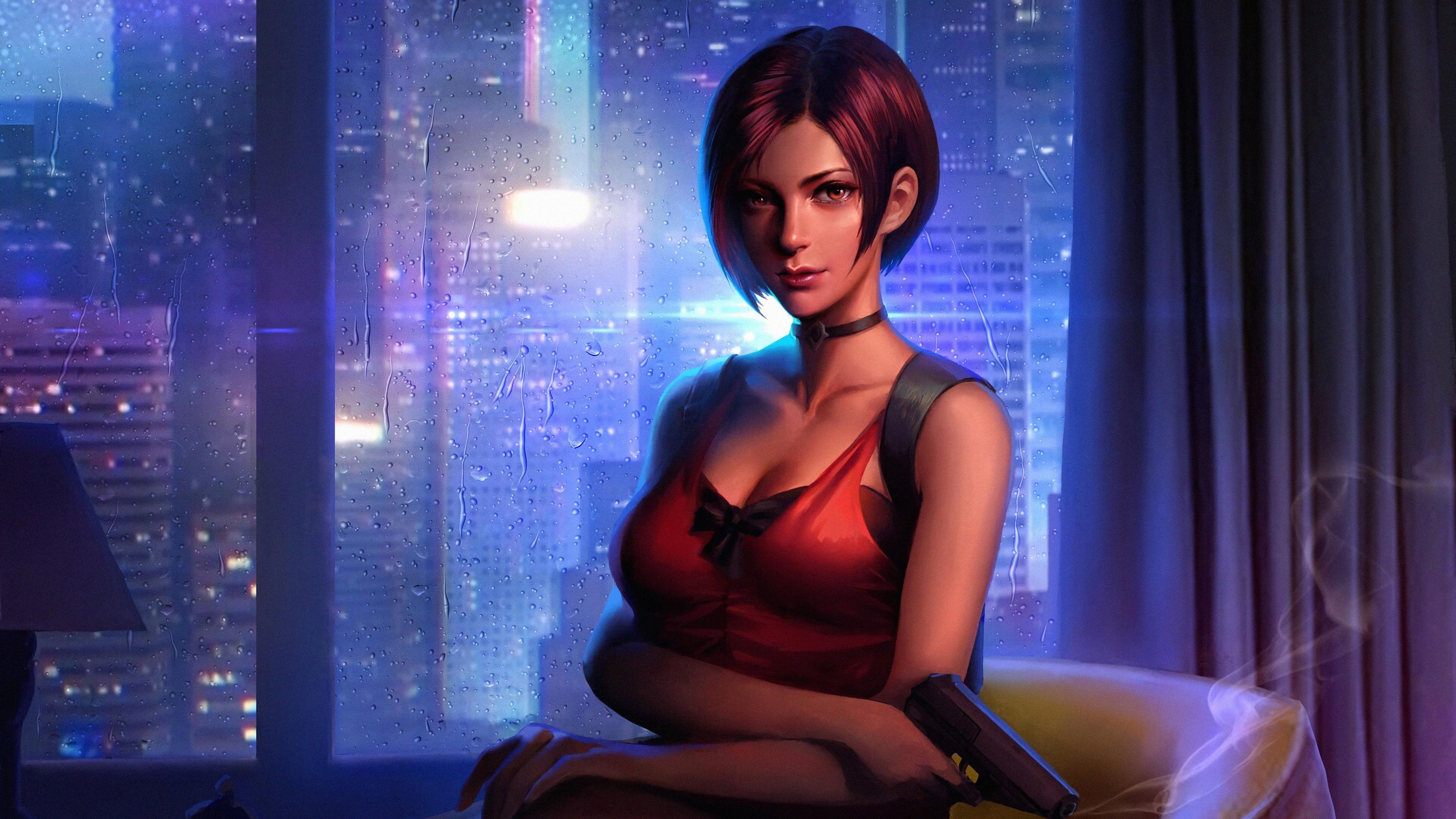 3840x2160 Wallpaper 4k Ada Wong Resident Evil 2 Fictional Character Wallpaper