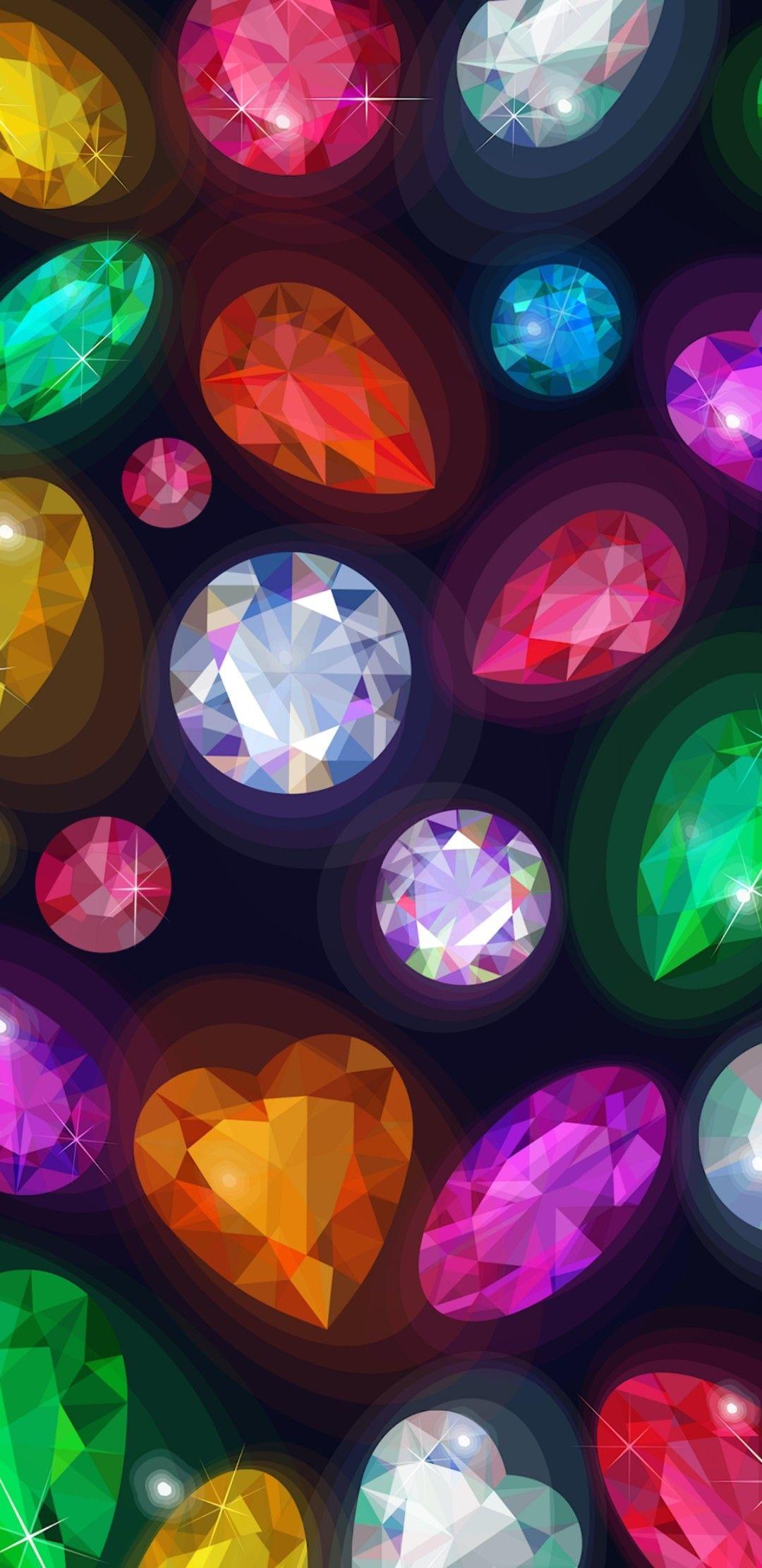 1080x2220 Joyas coloridas. Colorful jewels - #arcoiris #rainbow