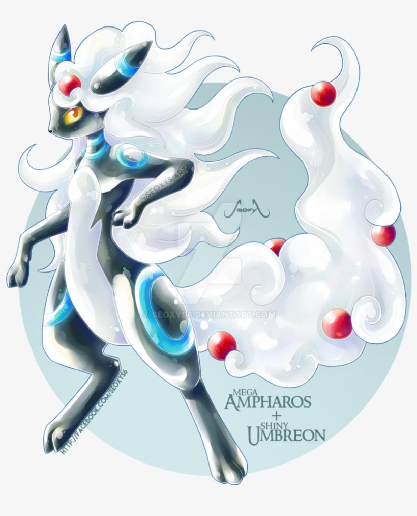 820x1013 Mega Ampharos Shiny Umbreon Umbreon Fusions PNG Download