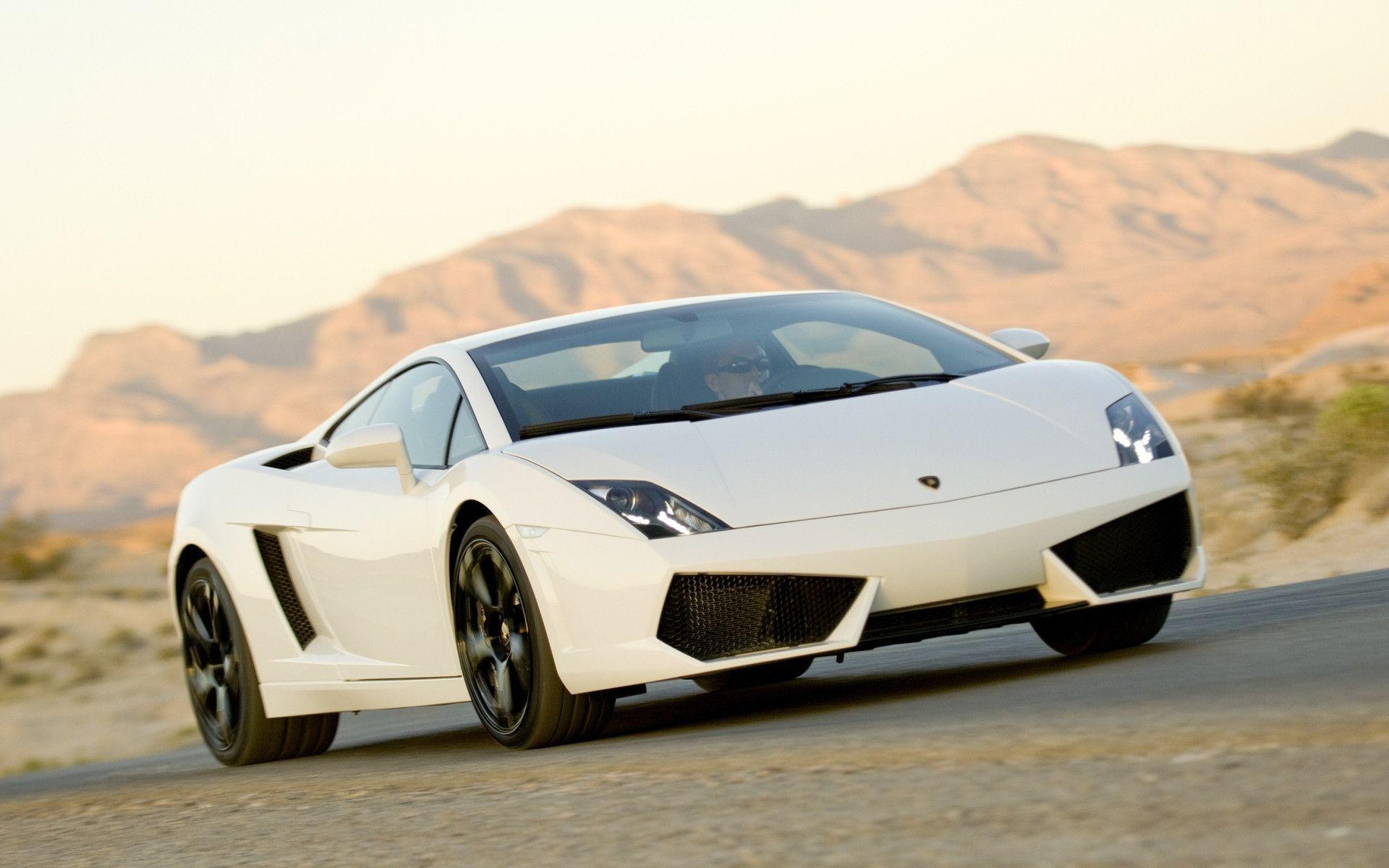 1920x1200 White Lamborghini Gallardo Wallpaper
