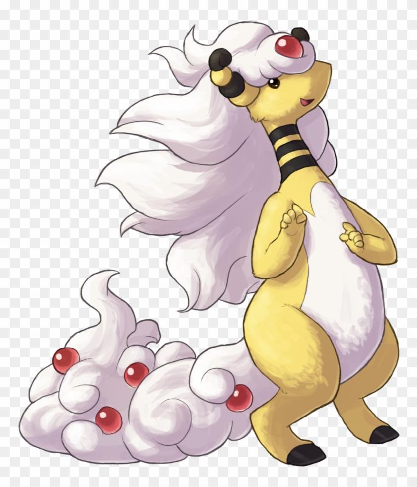 840x981 Mega Ampharos By Krisantyne Ampharos Transparent PNG Clipart Image Download