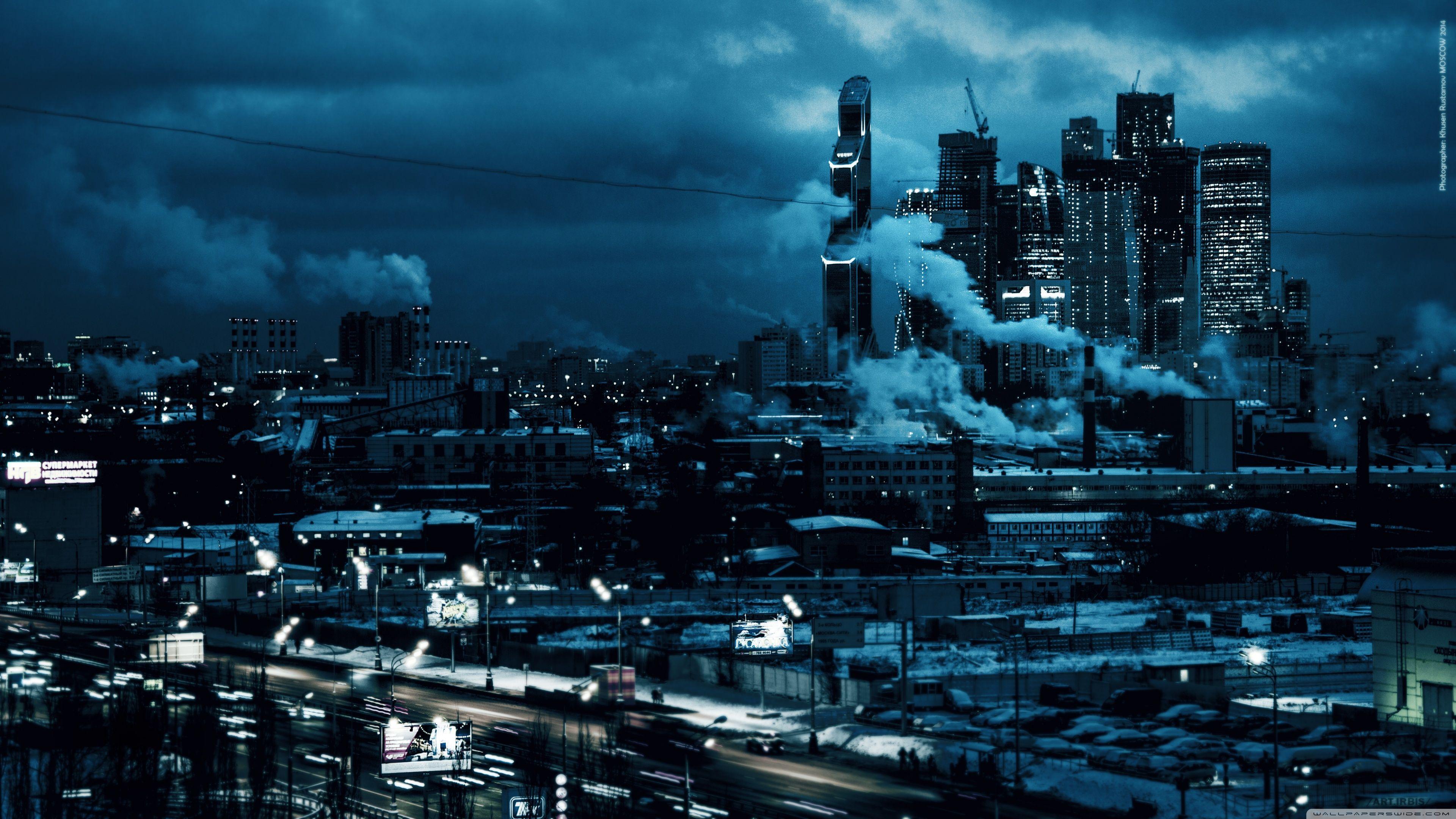 3840x2160 Moscow city 2014 ART.IRBIS Production Wallpaper Full HD 3840x2160