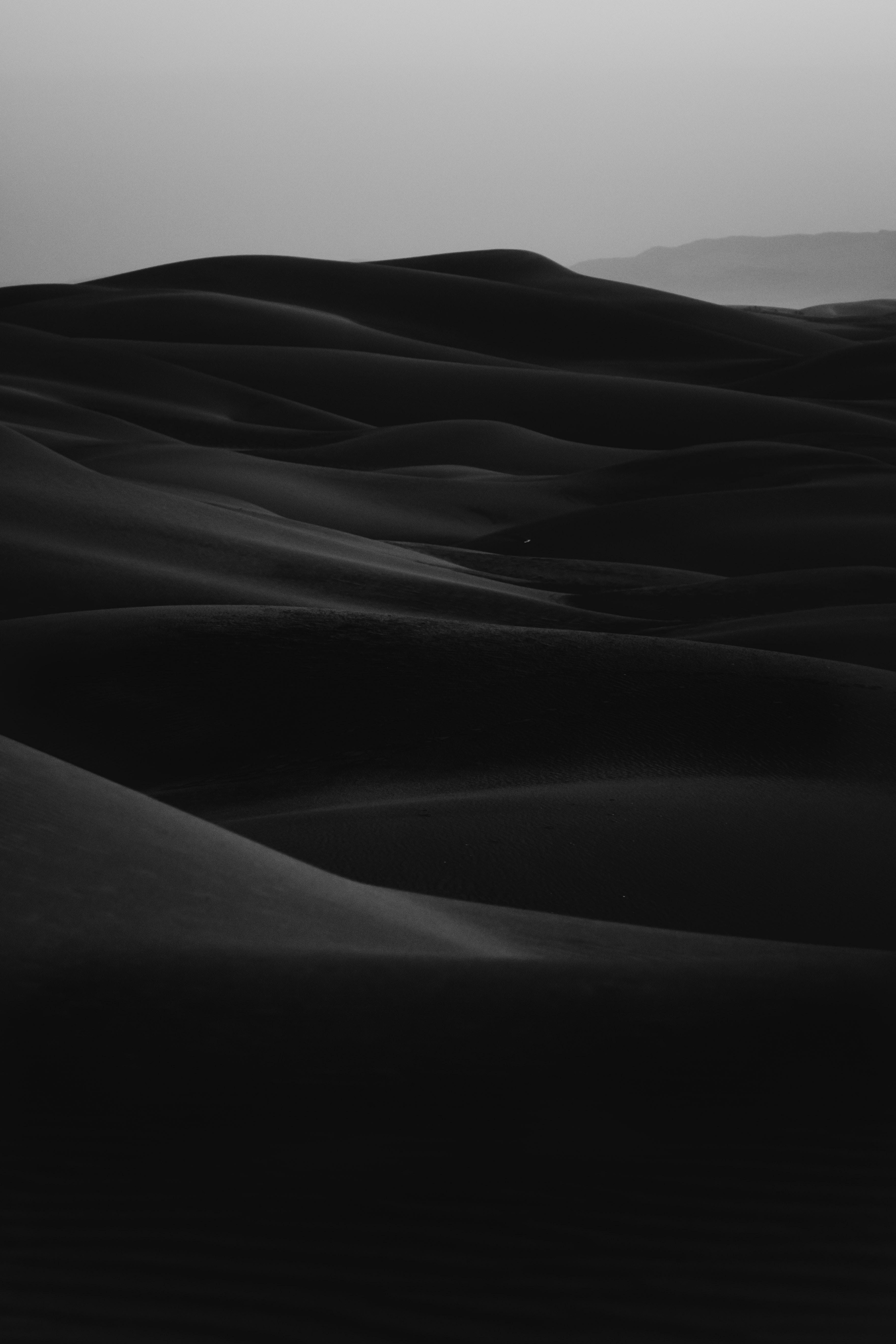 3648x5472 Black And White Photo Of Sand Dunes · Free