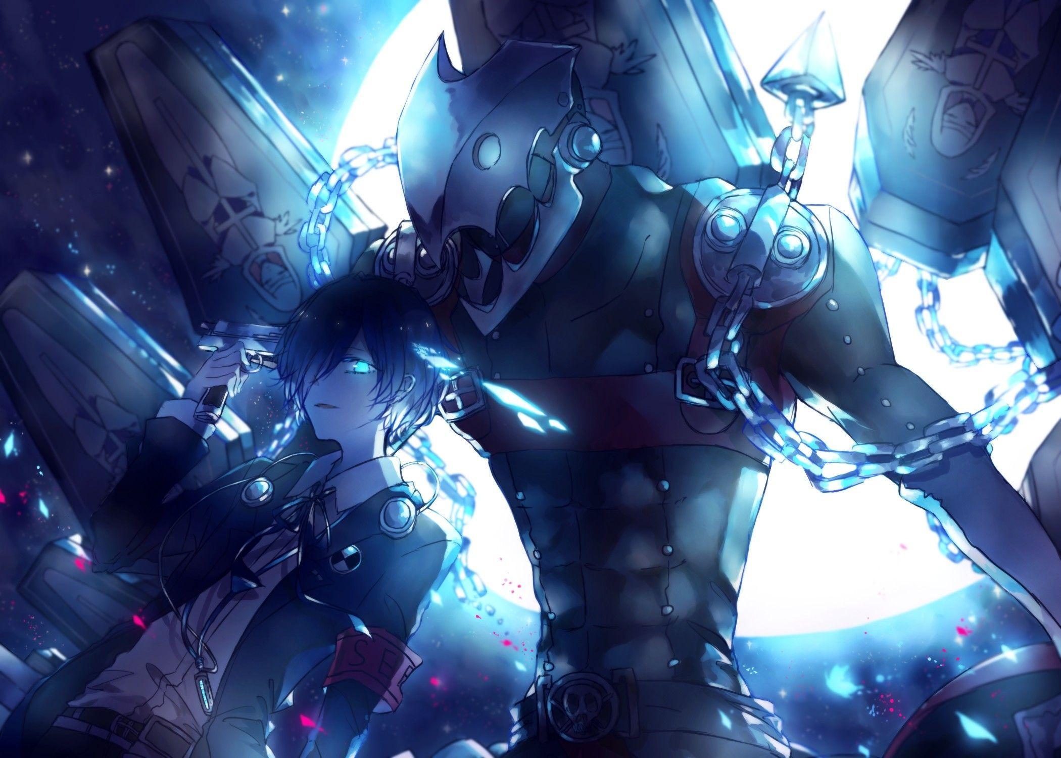 2100x1500 Thanatos Persona Wallpaper