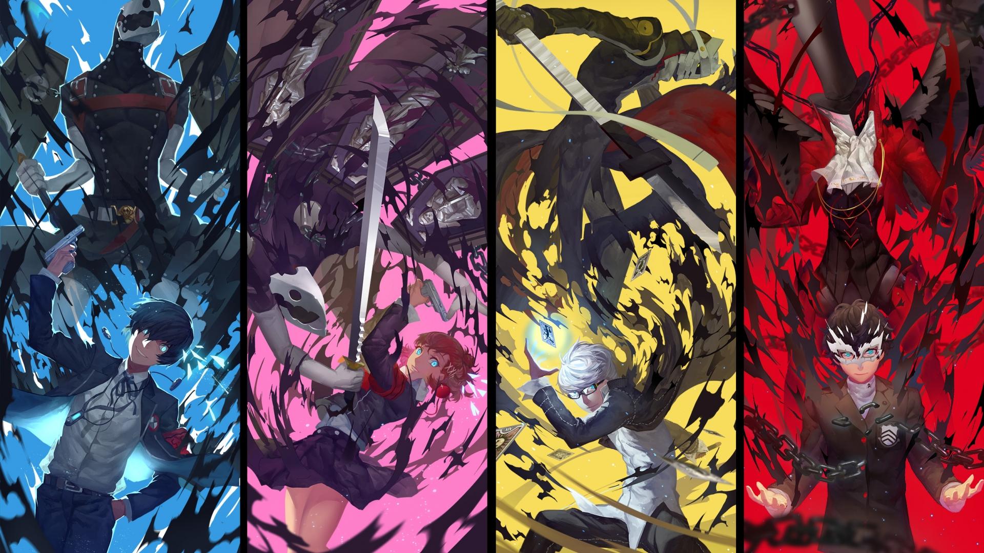 1920x1080 I found this wallpaper online, but I couldn't find the name of the artist. It's amazing, though.: PERSoNA