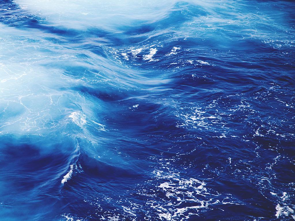 1024x768 Wave Nature Water Blue Sea Ocean Pattern Wallpaper