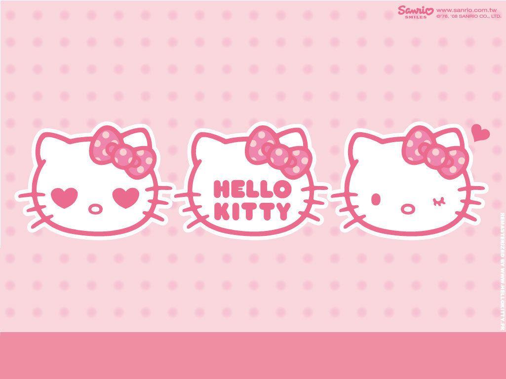1025x768 Wallpaper Hello Kitty