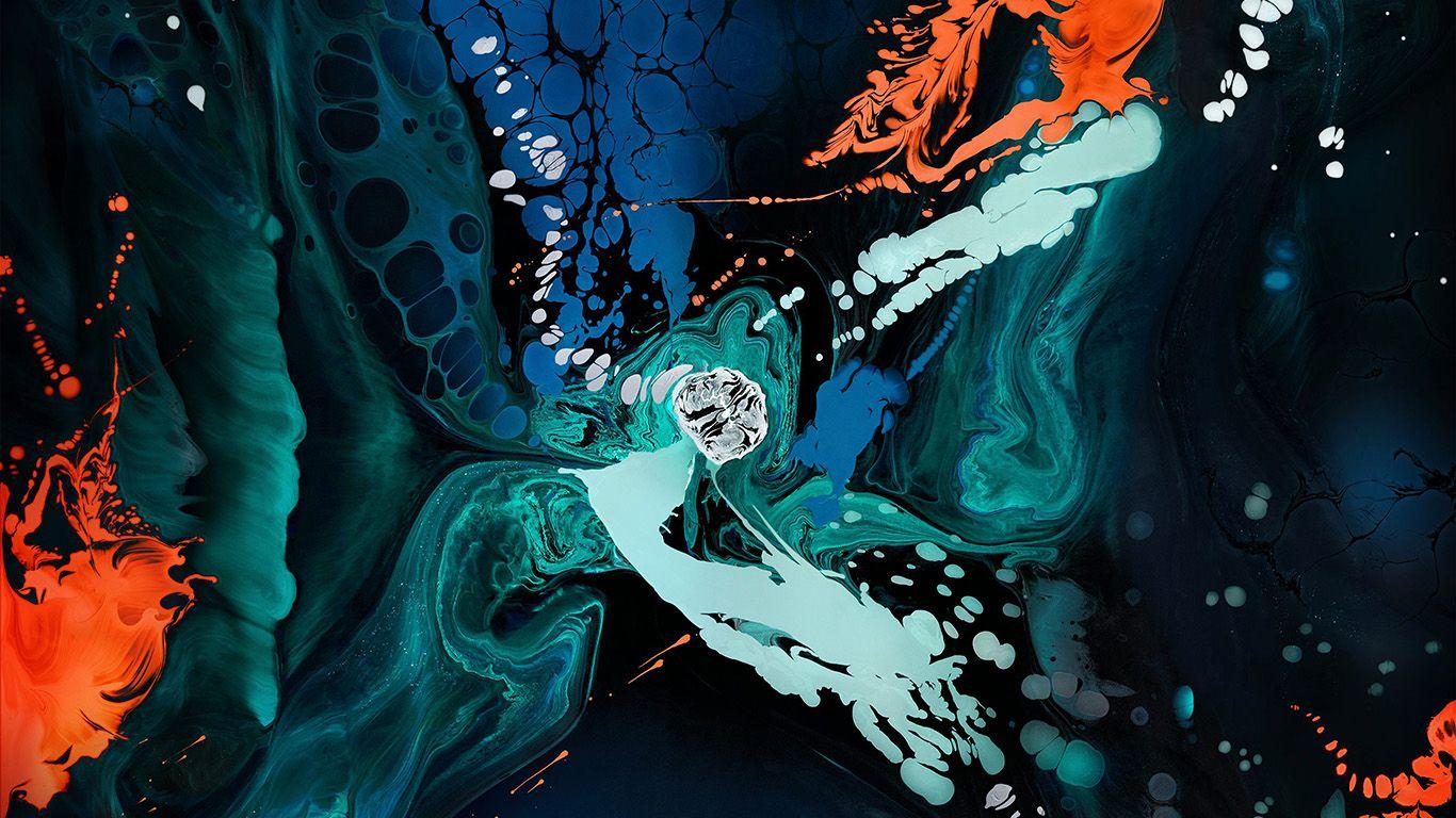 1366x768 Ipad Pro New Apple Background Official Art. วอลเปเปอร์