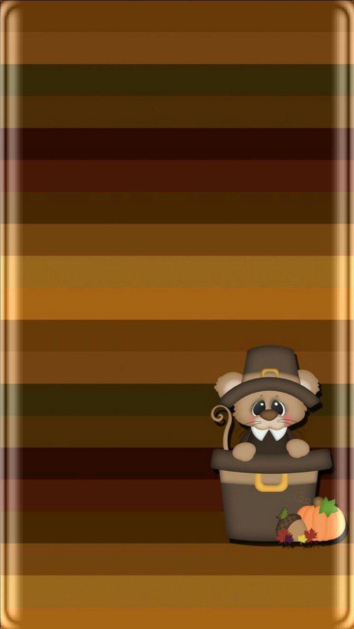 720x1280 Pilgrim Mouse Stripes Wallpaper. Thanksgiving wallpaper, Fall wallpaper, Halloween wallpaper