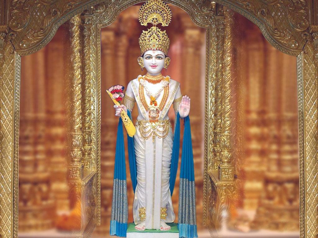 1024x768 Bhagwan Ji Help me: Lord Swaminarayan Free HD Wallpaper
