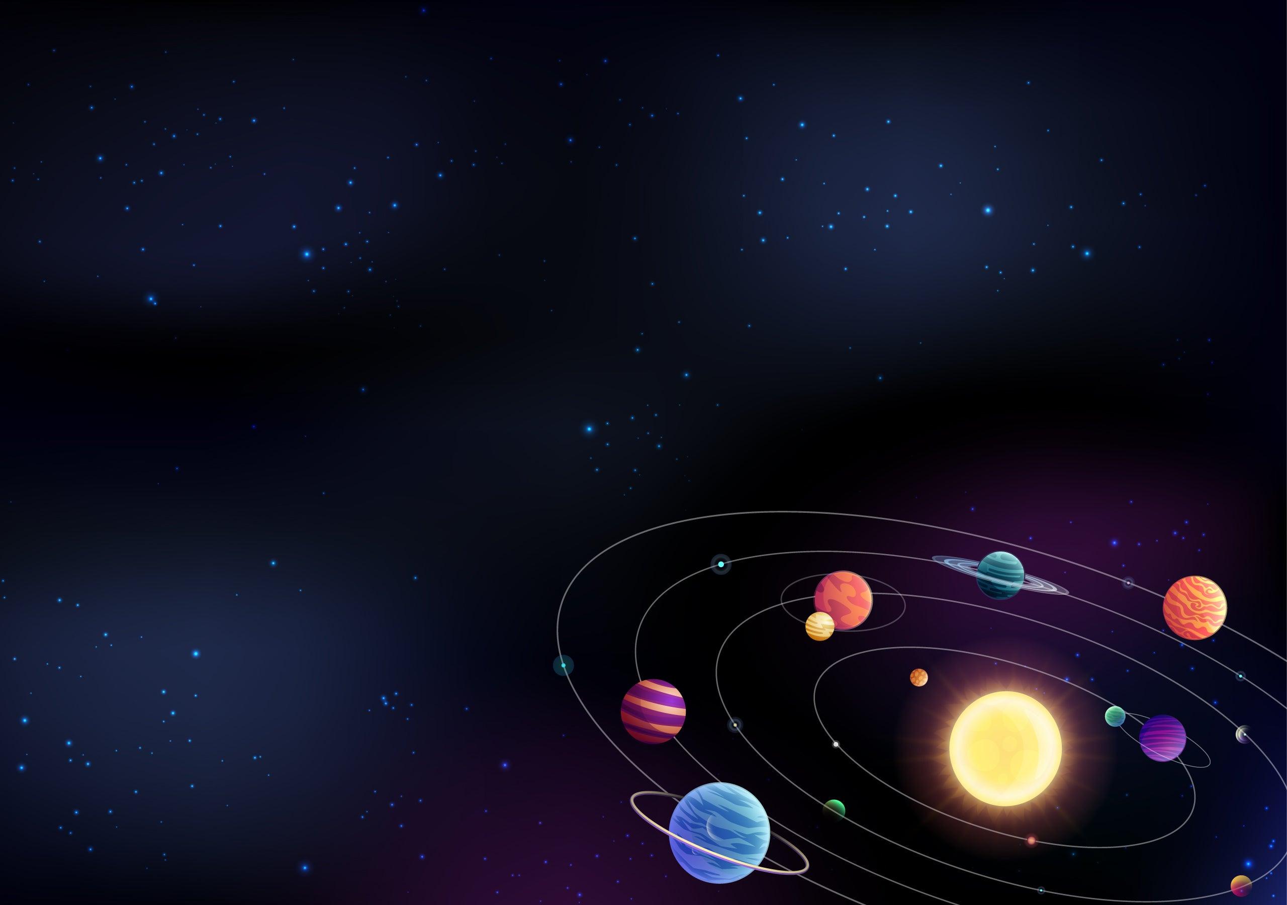 2560x1800 The Solar System Wallpaper