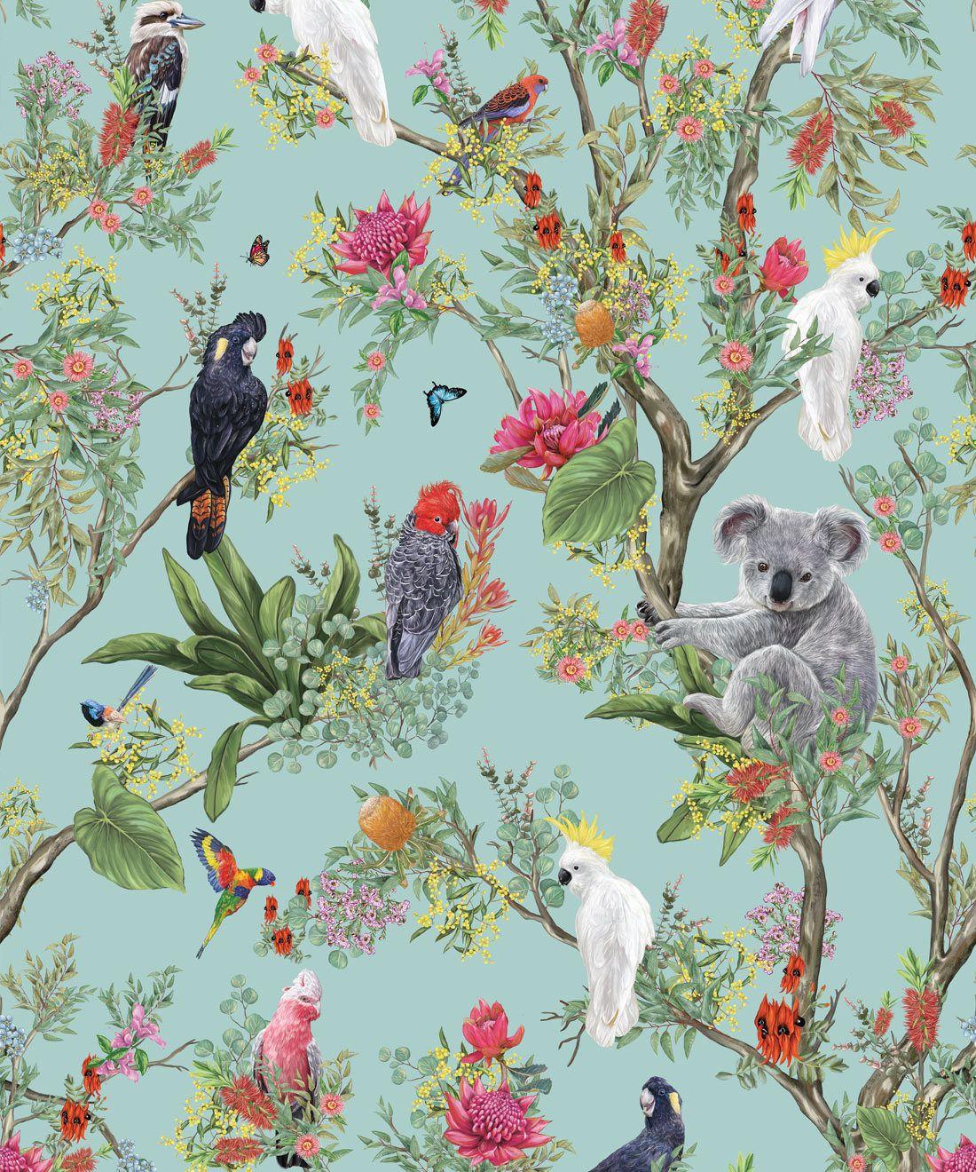1100x1320 Australia Wallpaper • Koalas and Cockatoos USA