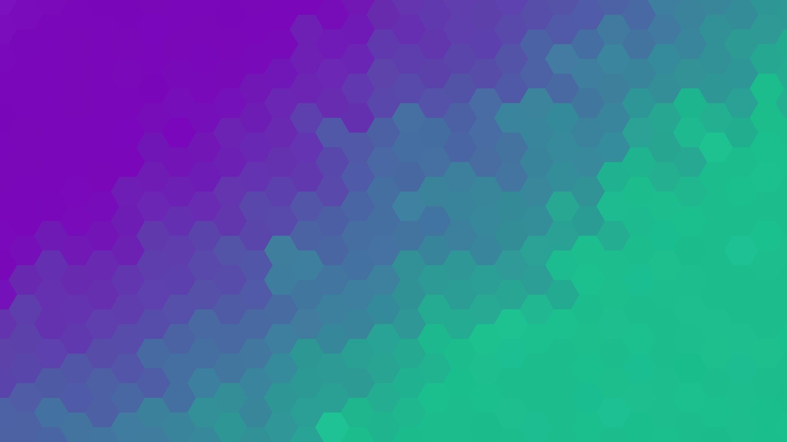 2560x1440 untitled #abstract #hexagon #blue #green #purple K #wallpaper #hdwallpaper #desktop. Black and blue wallpaper, Mosaic wallpaper, Purple wallpaper