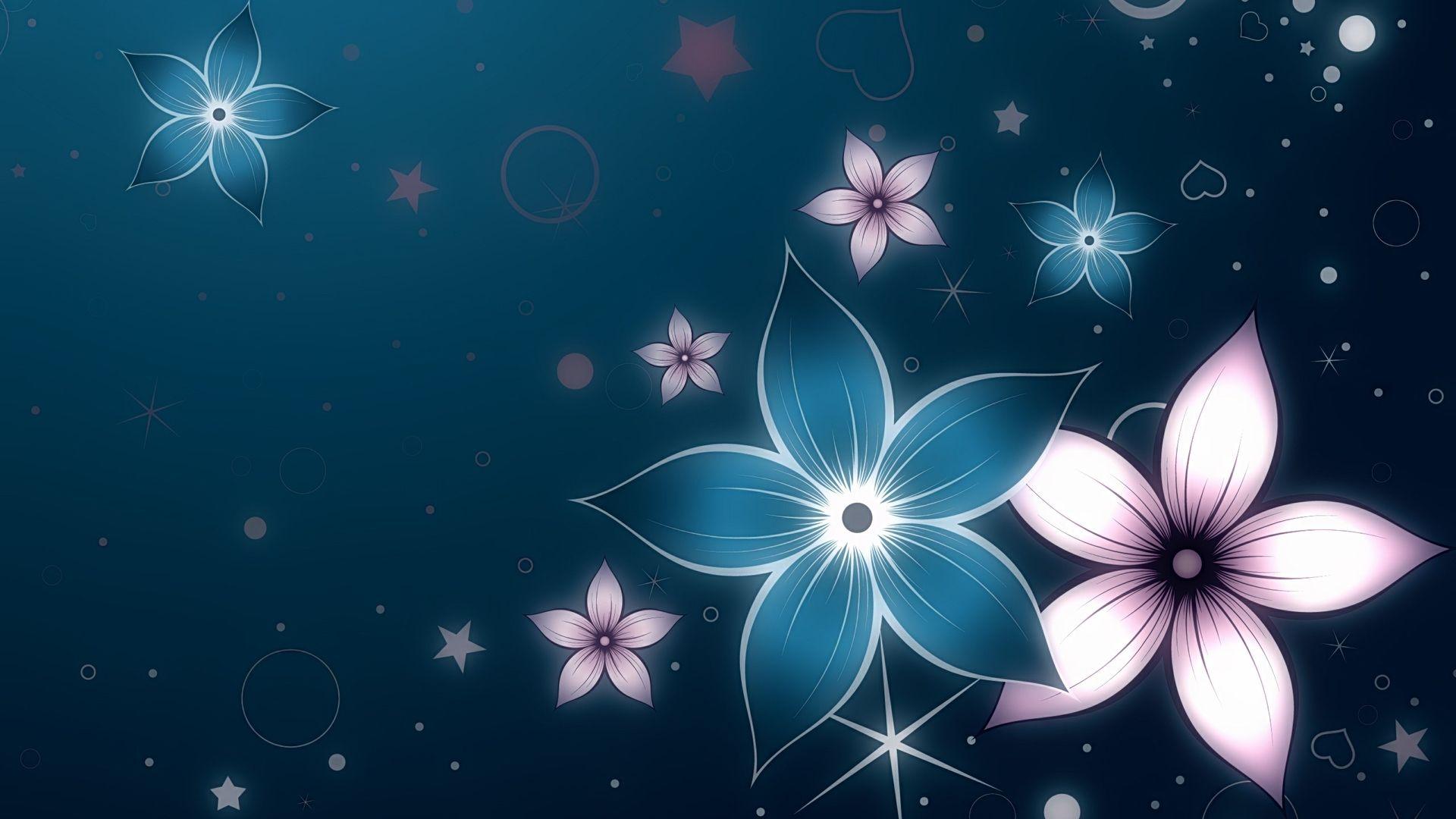 1920x1080 Flower Vector Wallpaper