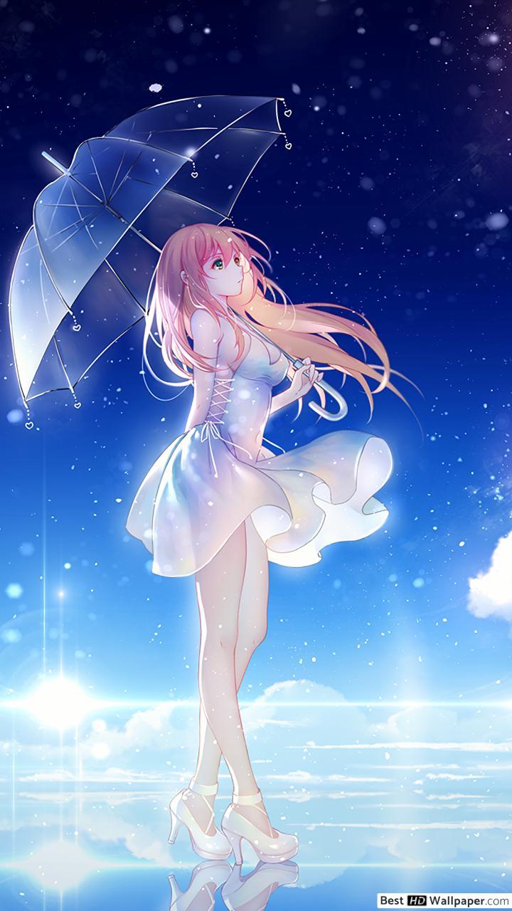 720x1280 Beautiful Anime Girl Wallpaper Phone