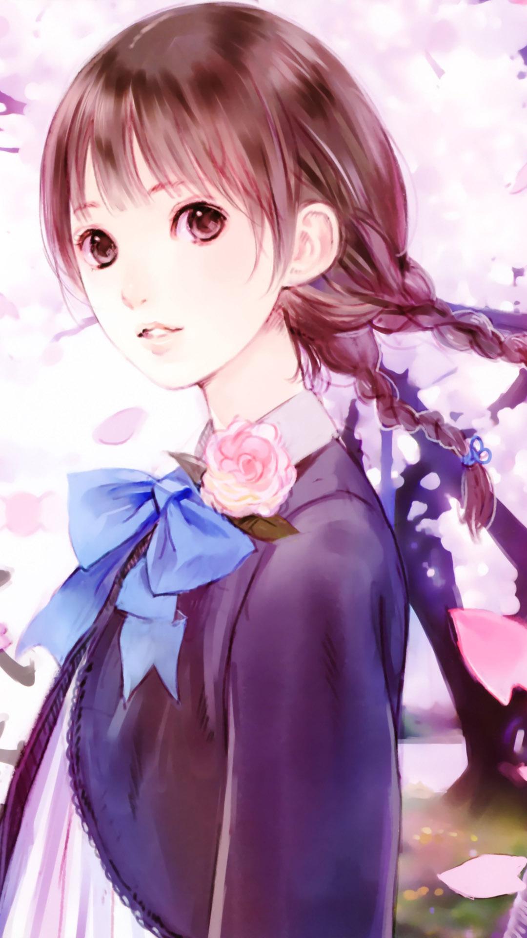 1080x1920 Anime Girl Wallpaper For Mobile