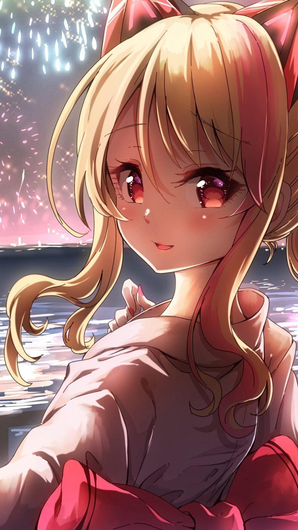 950x1689 Kawaii Anime Girl Wallpaper