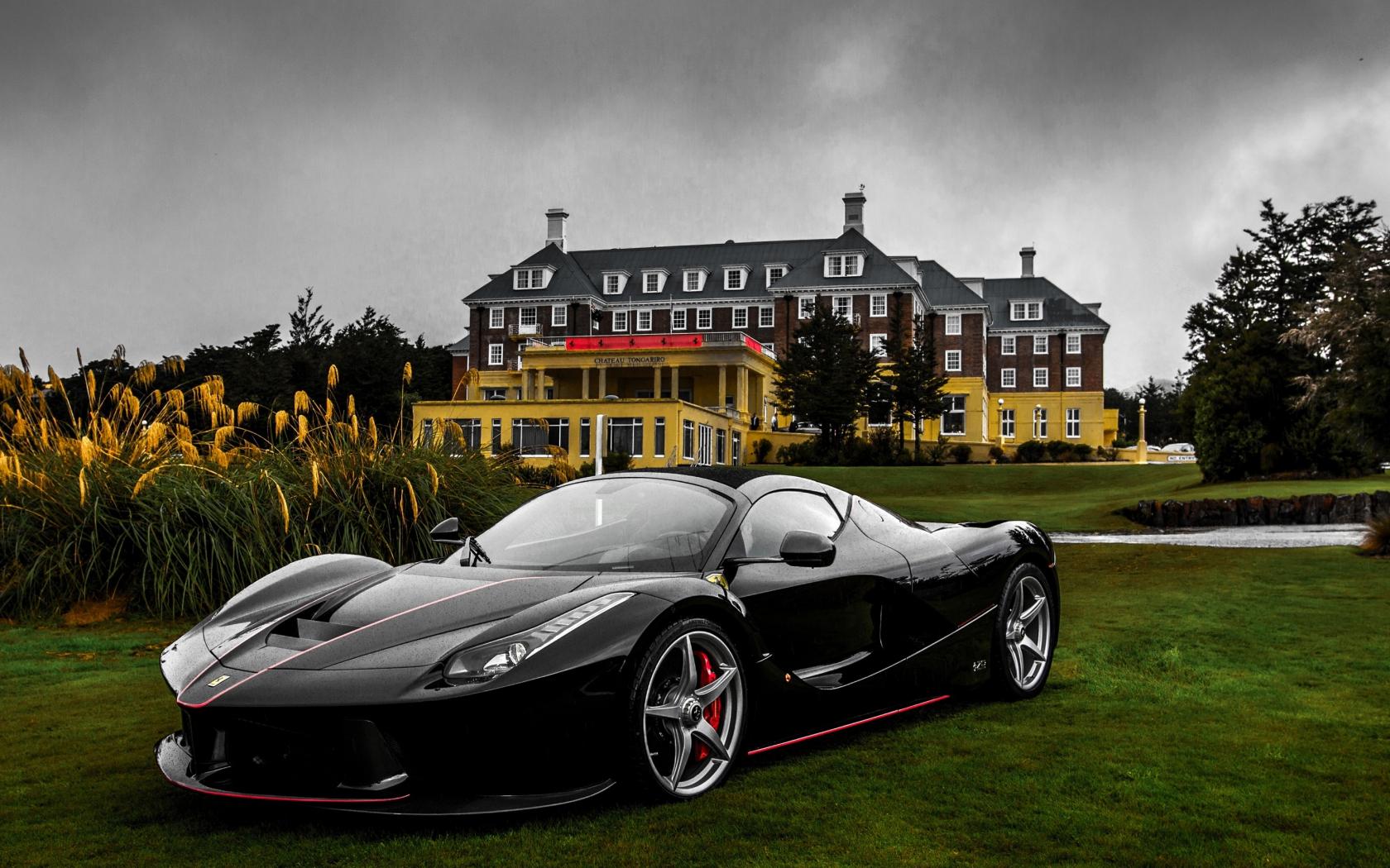 1680x1050 Download 1680x1050 wallpaper black car, ferrari laferrari aperta, supercar, widescreen 16: widescreen, 1680x1050 HD image, background, 4993