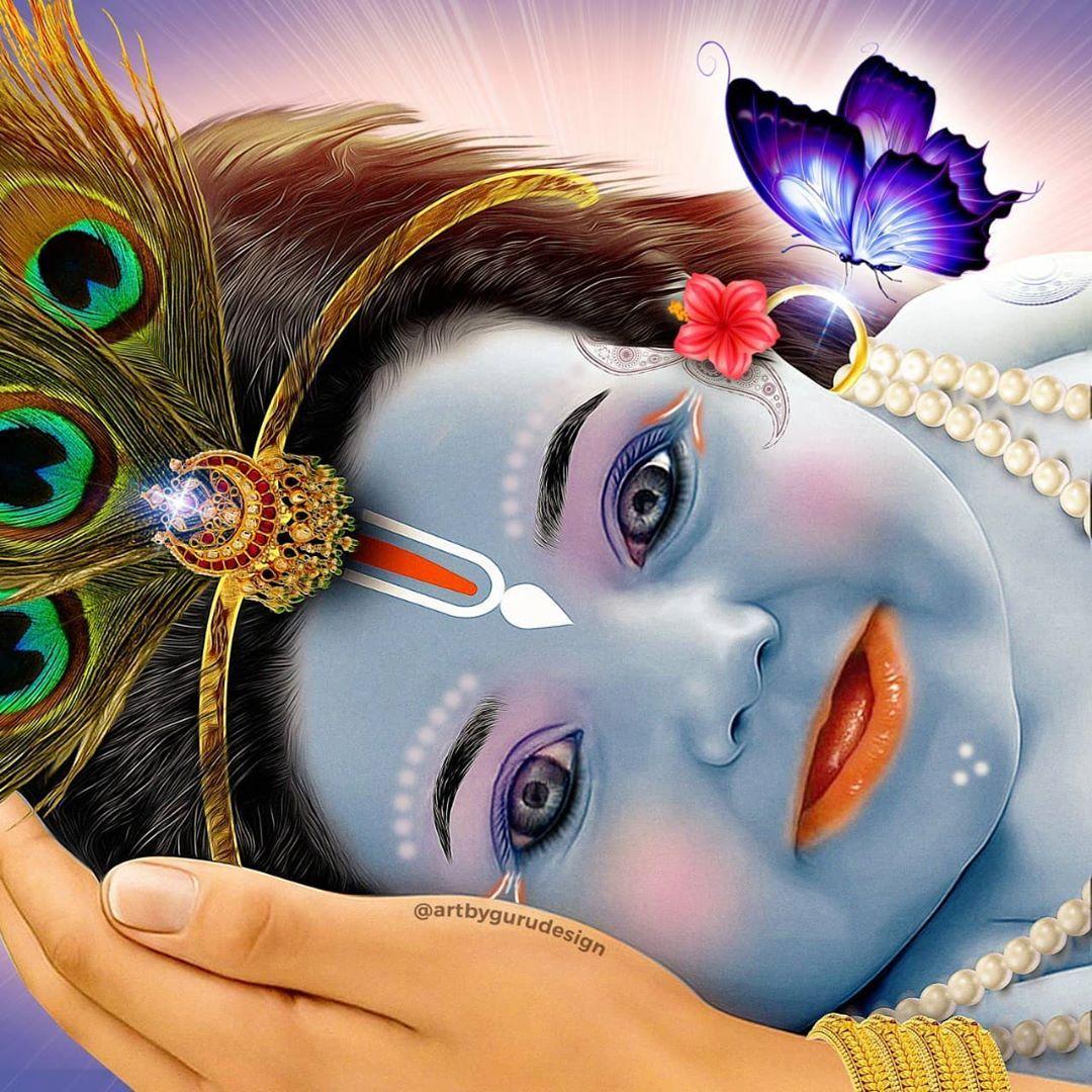 Cute Krishna Wallpapers - Top Free Cute Krishna Backgrounds ...