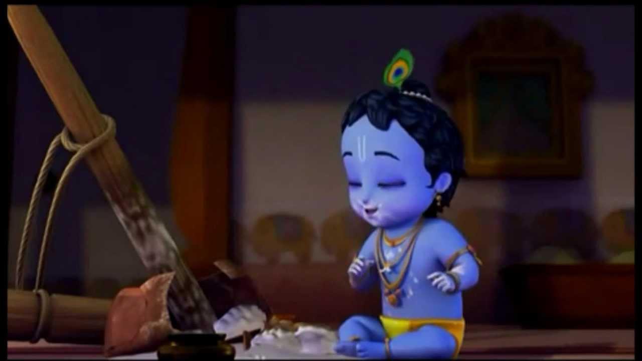 1280x720 Little Krishna Wallpaper