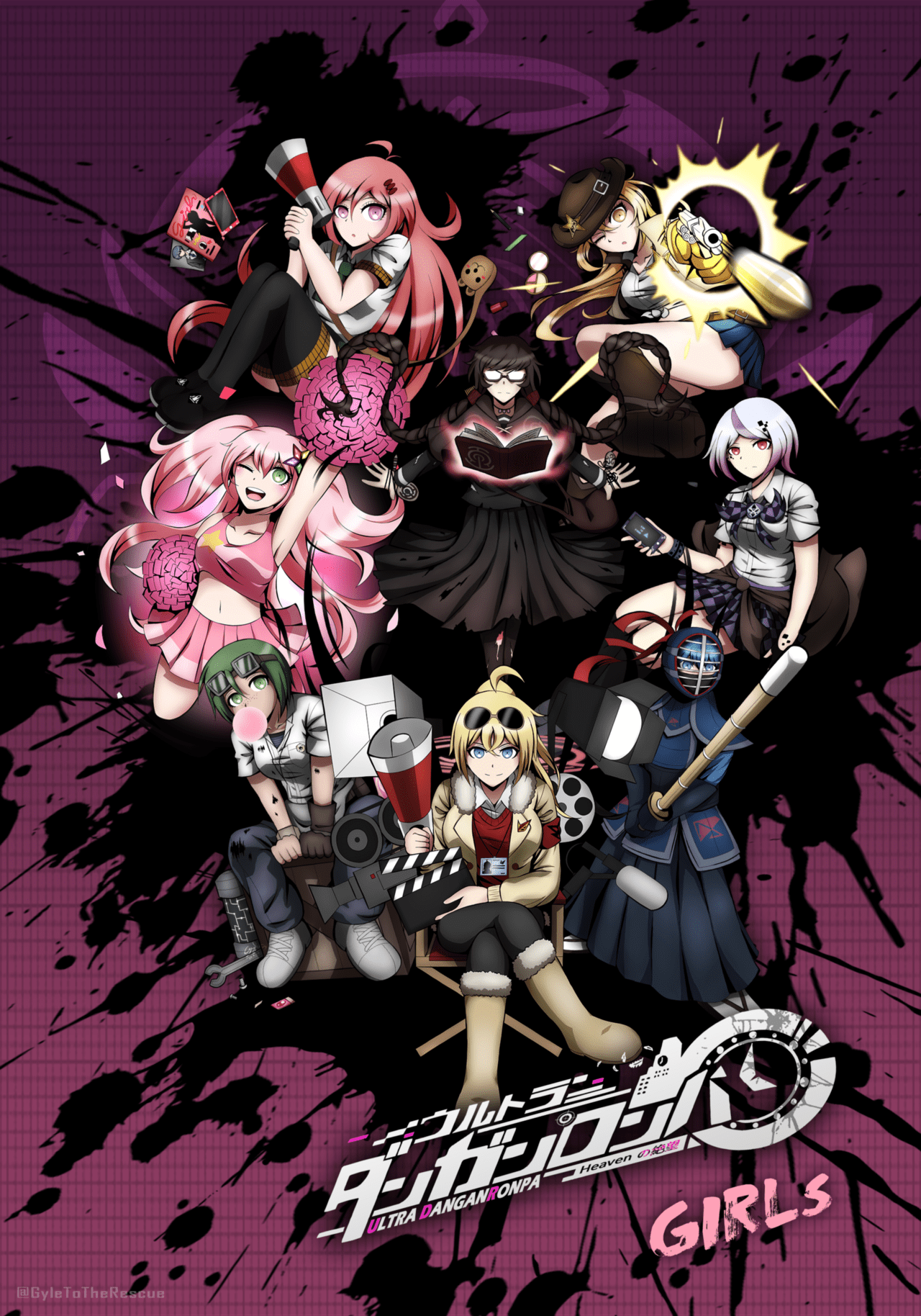 1280x1828 Danganronpa Phone Wallpaper