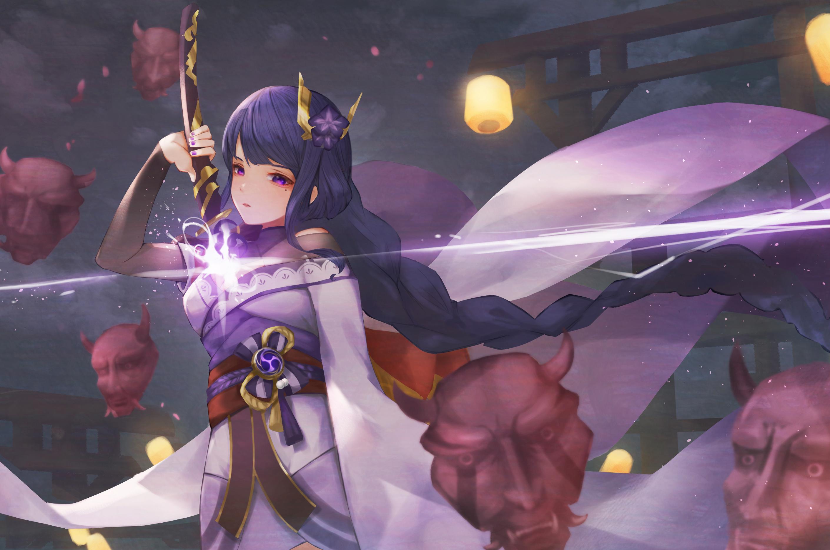 2821x1871 Baal Raiden Shogun (Genshin Impact) HD Wallpaper