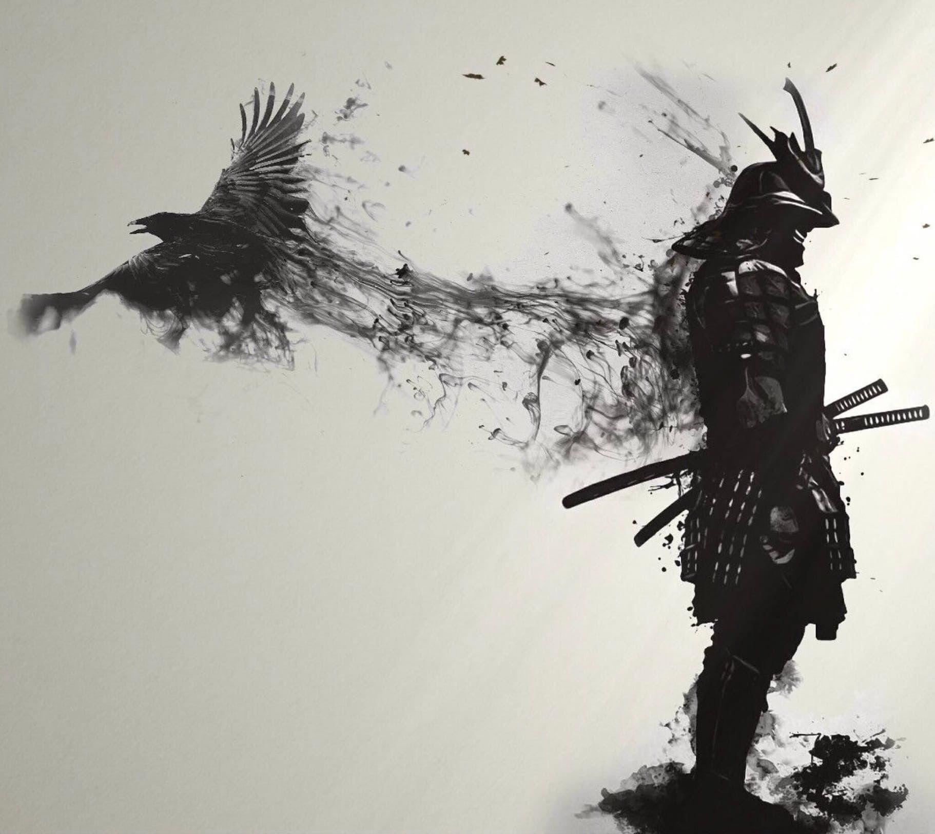 Samurai and Raven Wallpapers - Top Free Samurai and Raven Backgrounds -  WallpaperAccess
