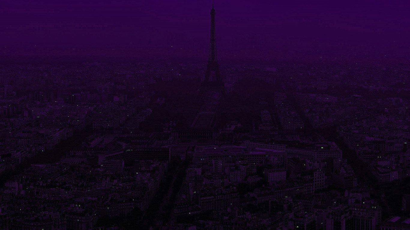 1366x768 wallpaper for desktop, laptop. paris dark purple city illustration art