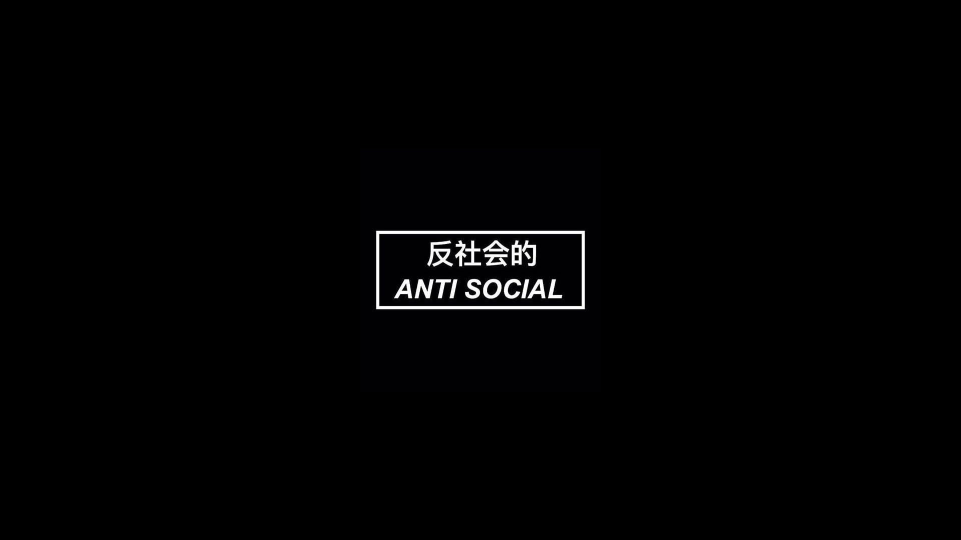 1920x1080 Wallpaper Social Distortion, Minimalism, Black, Japan • Wallpaper For You HD Wallpaper For Desktop & Mobile