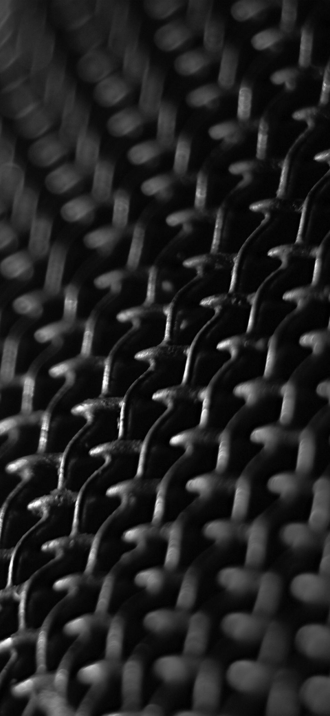 1125x2436 iPhone X wallpaper. zoom metal dark bw pattern background