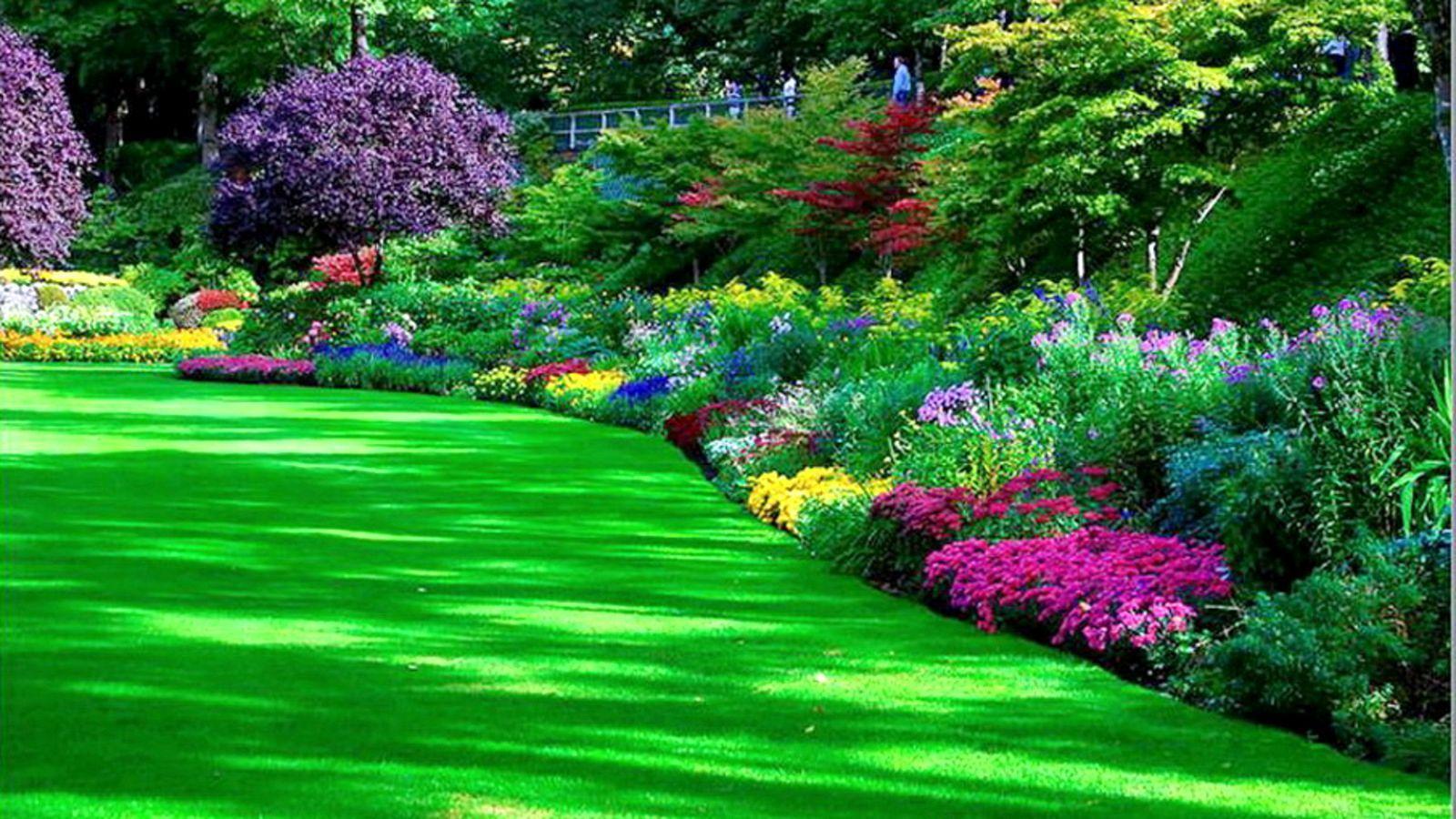 1600x900 Landscape. Flower garden image, Garden image, Beautiful flowers garden