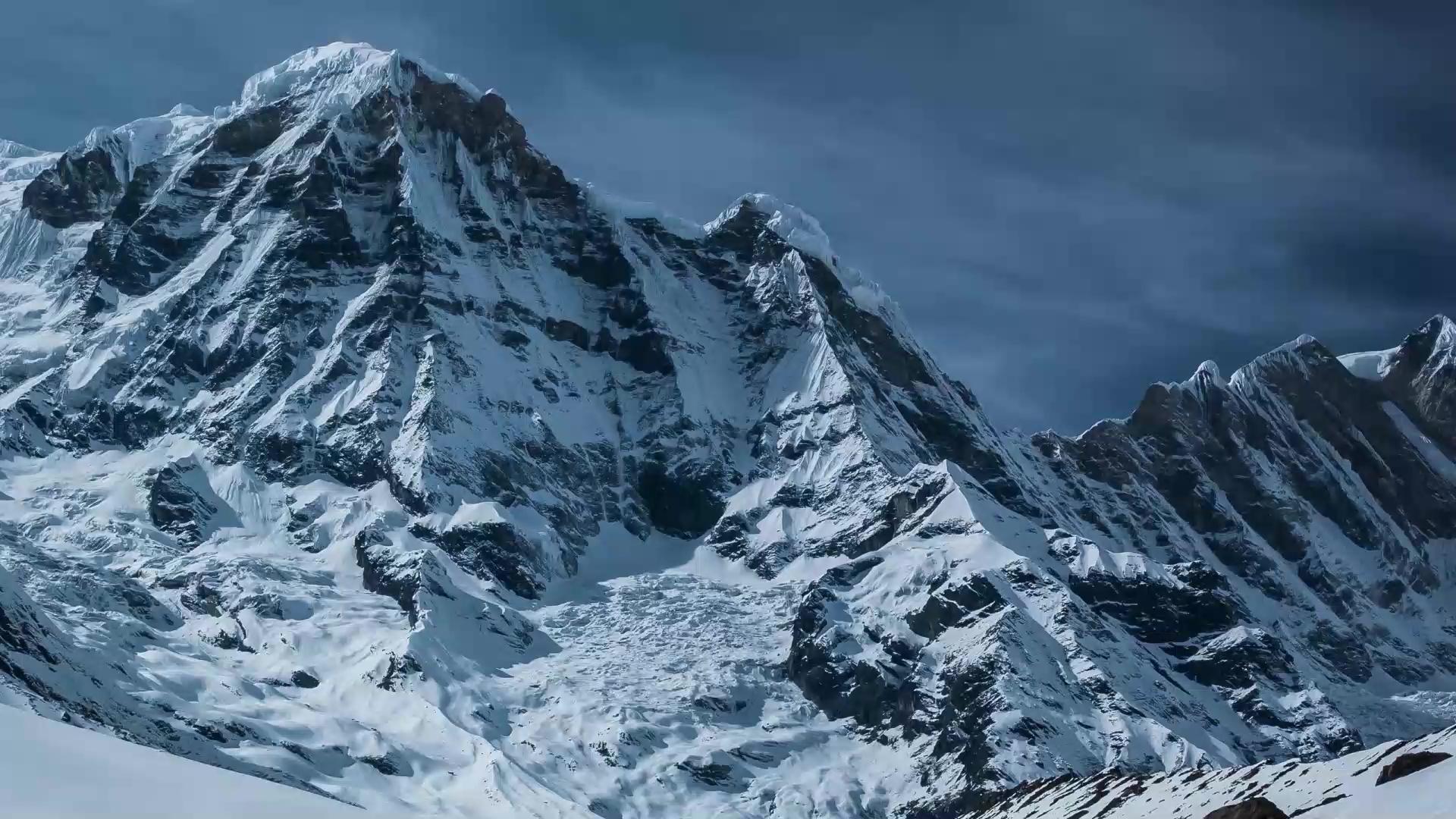 1920x1080 Snowy Mountain Peaks Live Wallpaper
