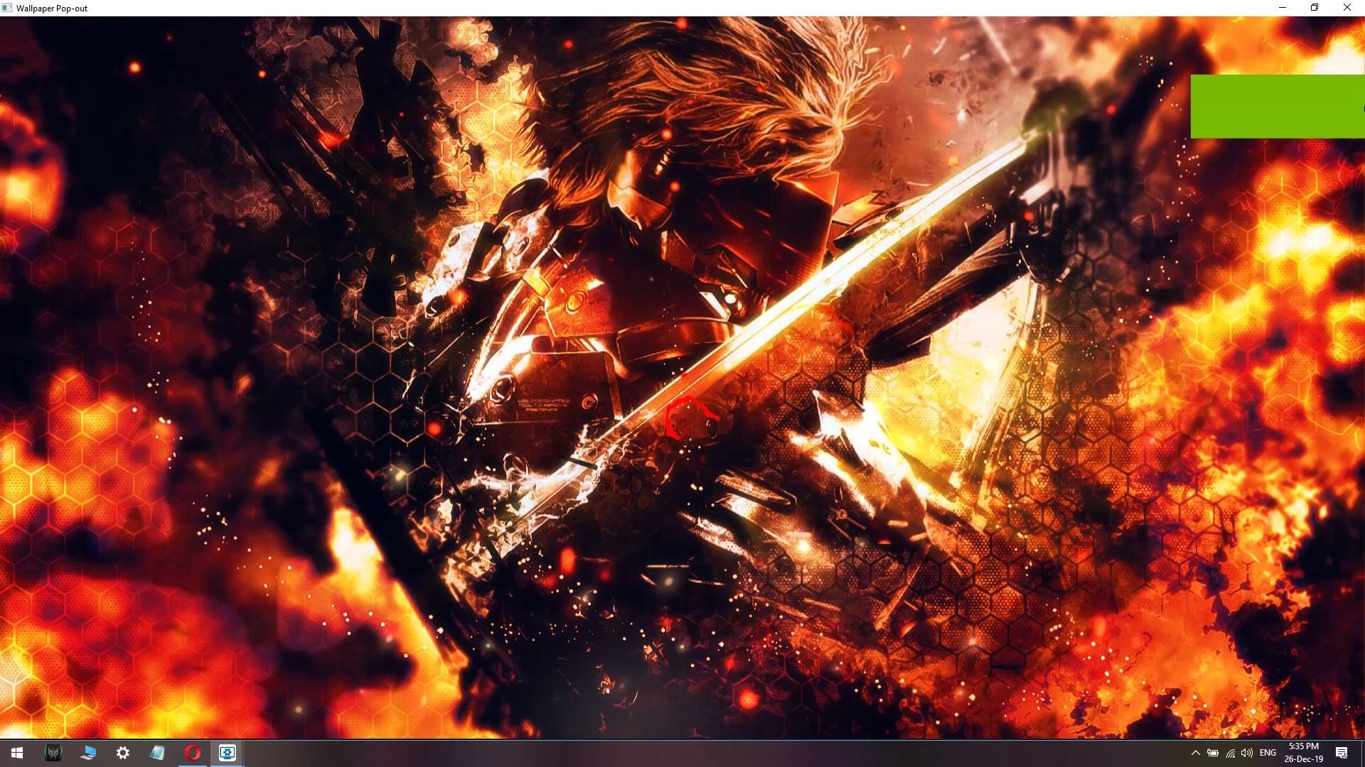 1920x1080 Metal Gear Rising Revengeance (more info in comments): wallpaperengine