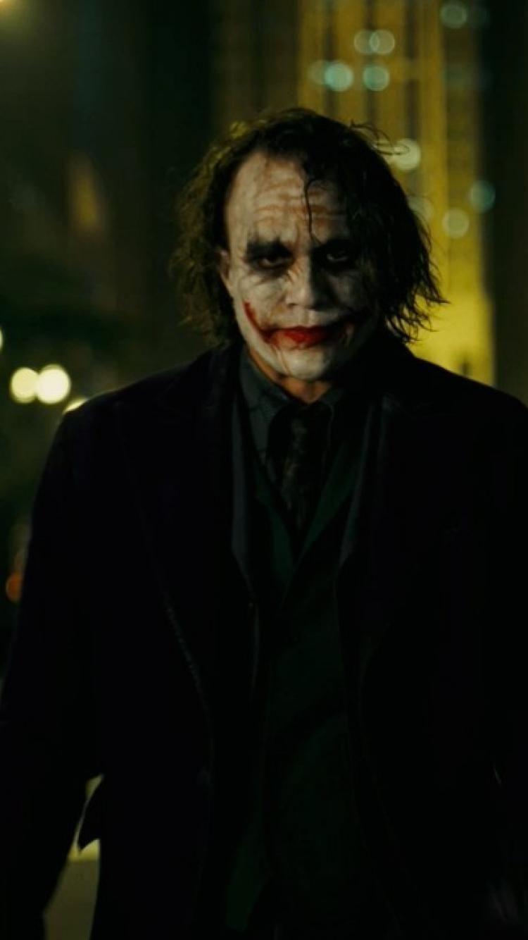 750x1334 The joker heath ledger batman dark knight wallpaper
