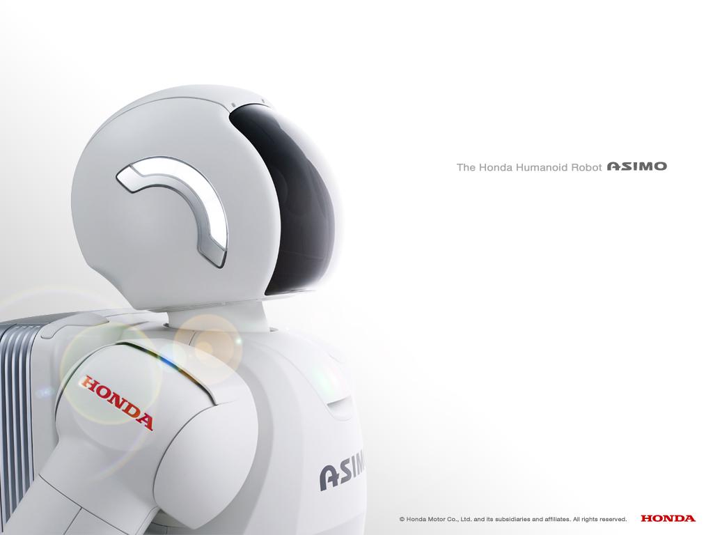 1024x768 ASIMO by Honda. The World's Most Advanced Humanoid Robot