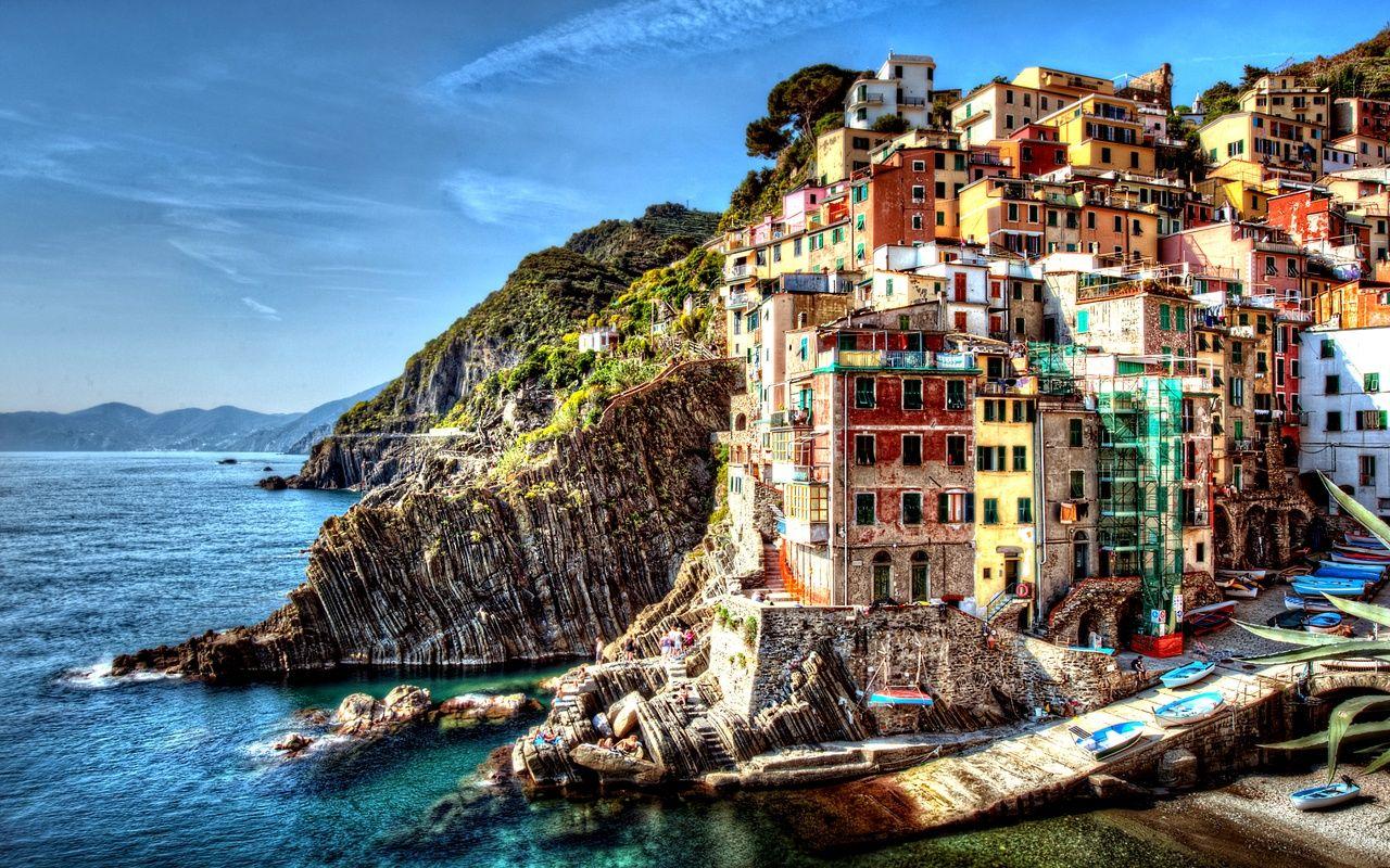 1280x800 Colorful Houses, Cinque Terre, Itlay #Cinqueterre #Italy Europe Cinque Terre It. Italy Coast, Riomaggiore Italy, Cinque Terre Italy