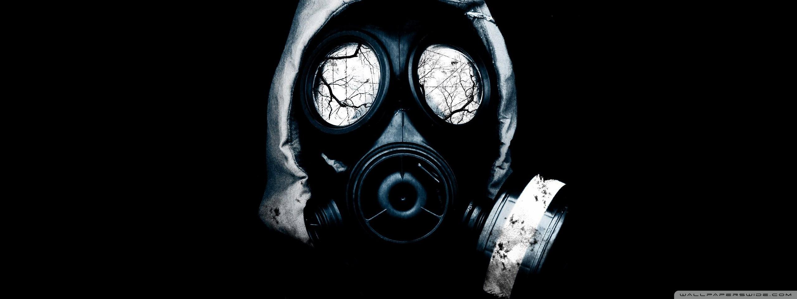 2560x960 Gas Mask Ultra HD Desktop Background Wallpaper for 4K UHD TV : Multi Display, Dual Monitor : Tablet
