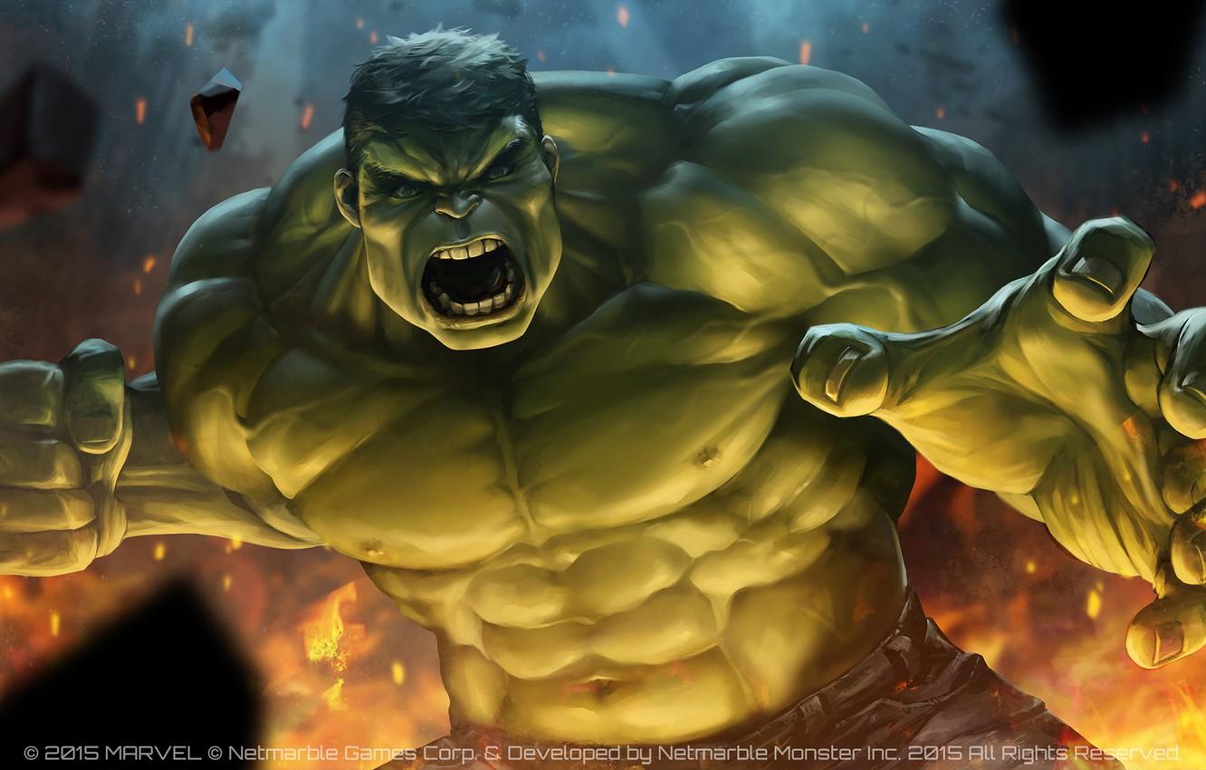 1332x850 Wallpaper Hulk, Hulk, Art, Marvel, JeeHyung lee image for desktop, section фантастика
