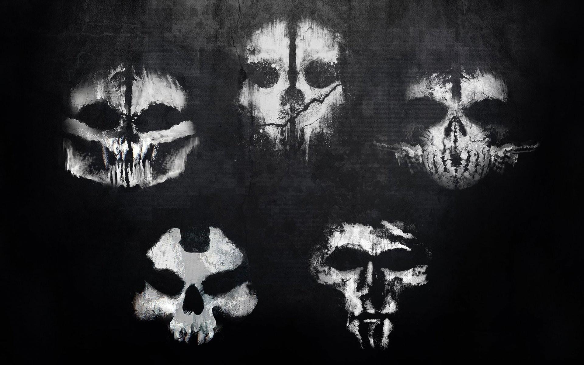 1920x1200 Download Call Of Duty Ghost Mask Wallpaper