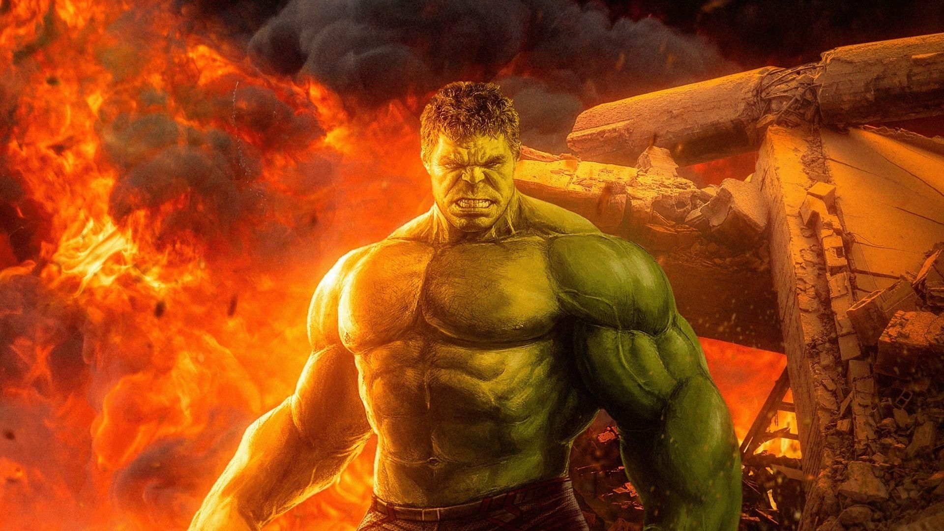 1920x1080 Desktop wallpaper angry hulk, marvel comic, superhero, fan art, HD image, picture, background, f6e189