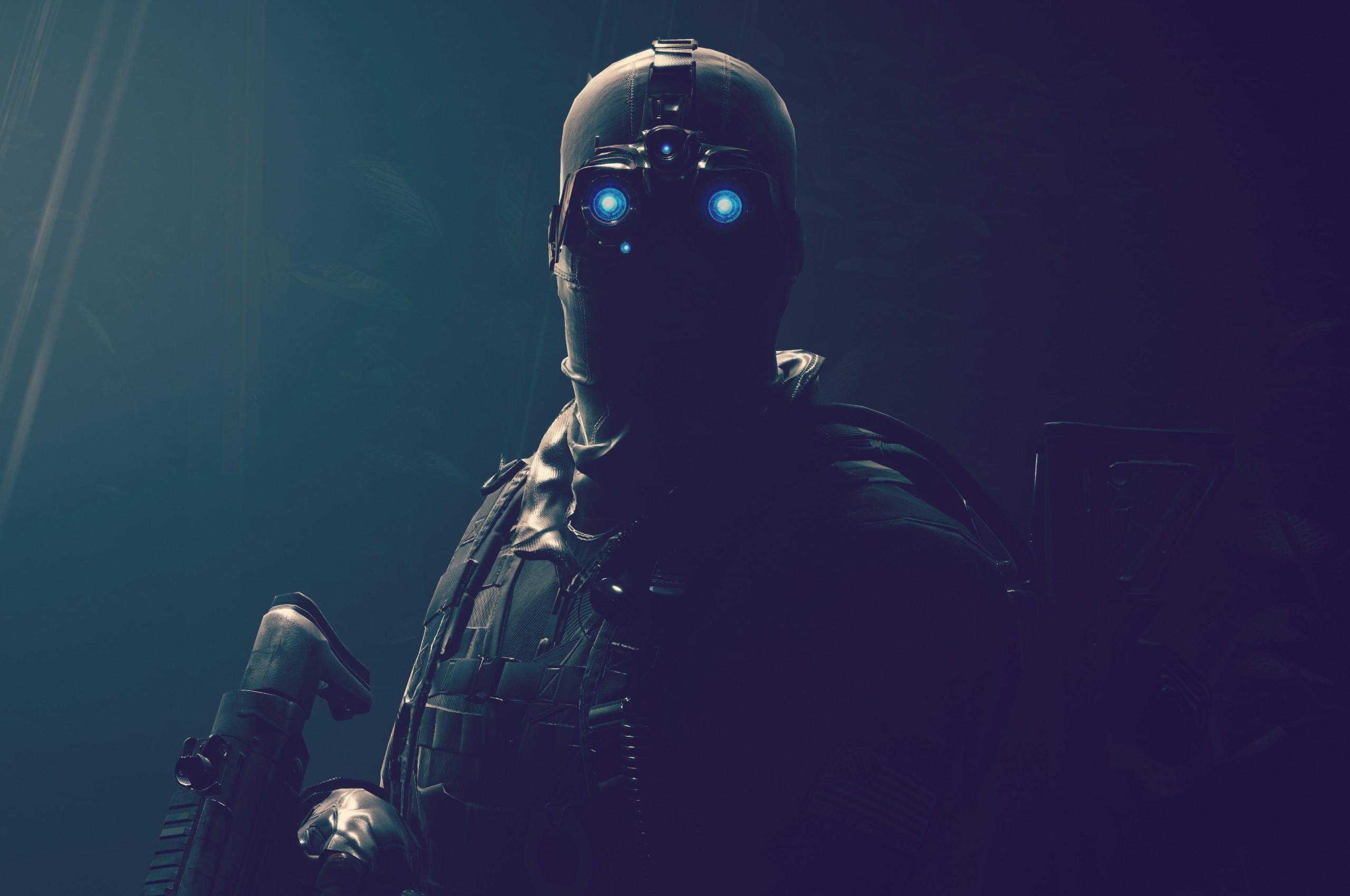 2560x1700 Download 2560x1700 Tom Clancy's Ghost Recon Wildlands, Soldier, Mask, Digital Art Wallpaper for Chromebook Pixel