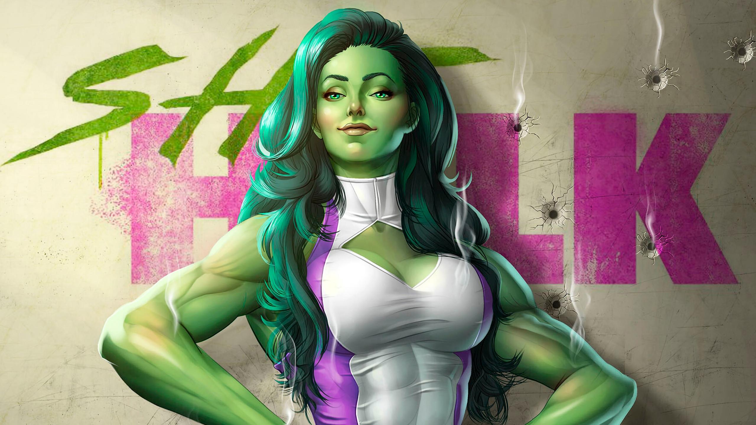 2560x1440 She Hulk Fanart Wallpaper 4k Ultra HD