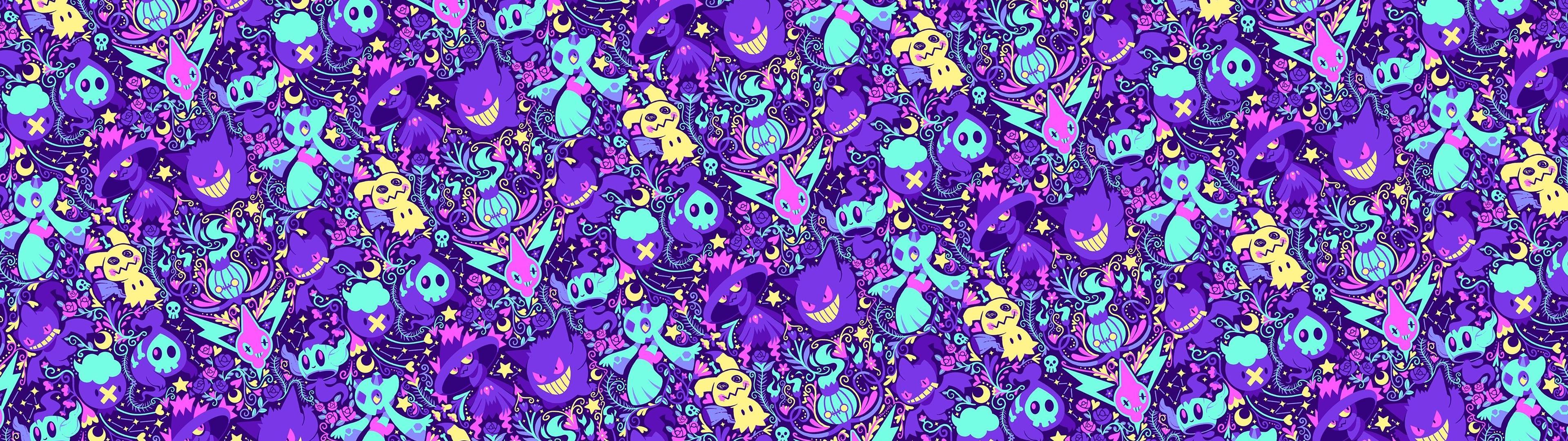 3840x1080 Rumors of lavender town wallpaper