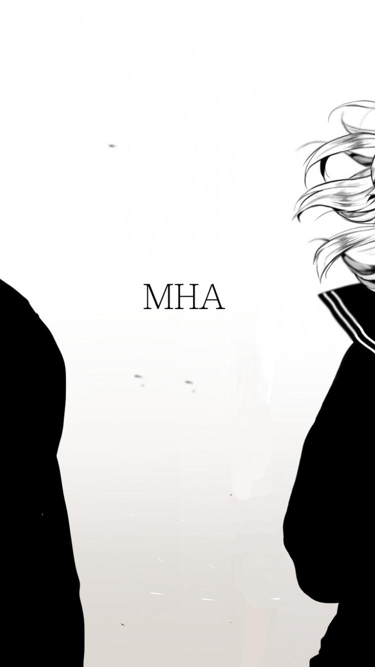 750x1334 Download 750x1334 Boku No Hero Academia, Dabi, Toga Himiko, Black And White Wallpaper for iPhone iPhone 6