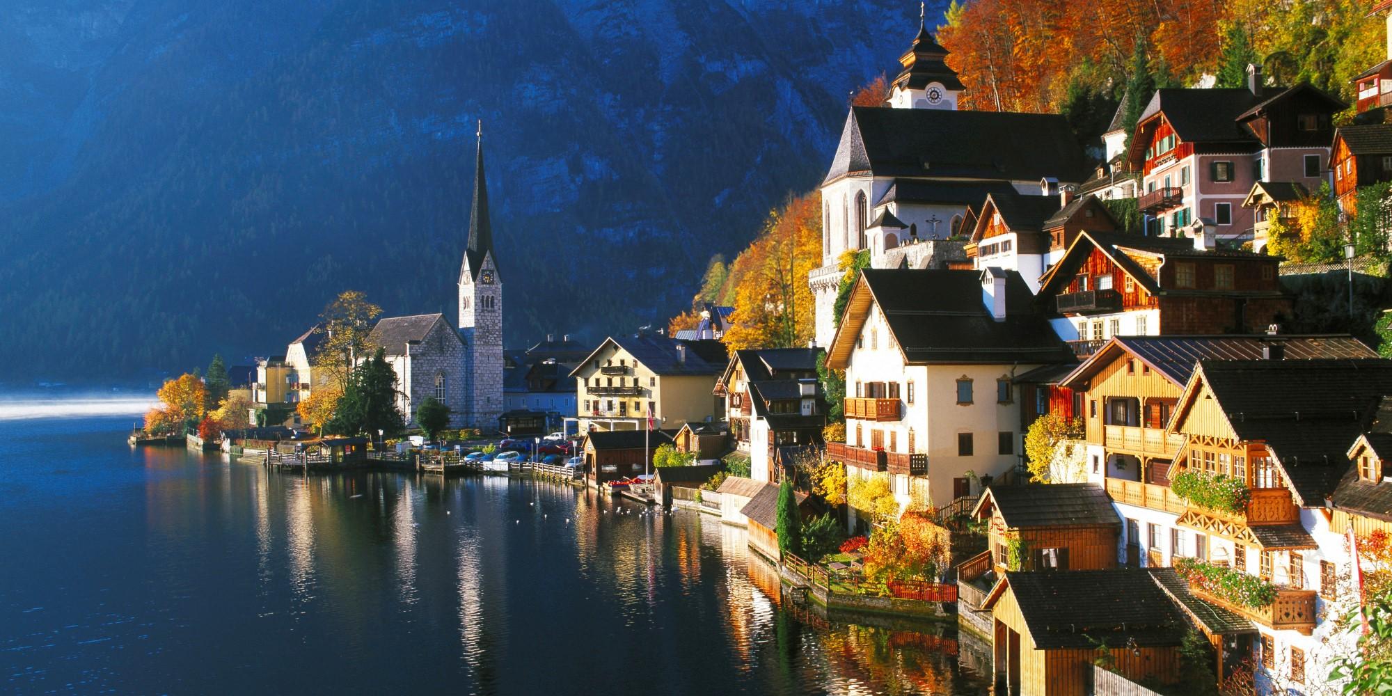 2000x1000 Hallstatt Wallpaper