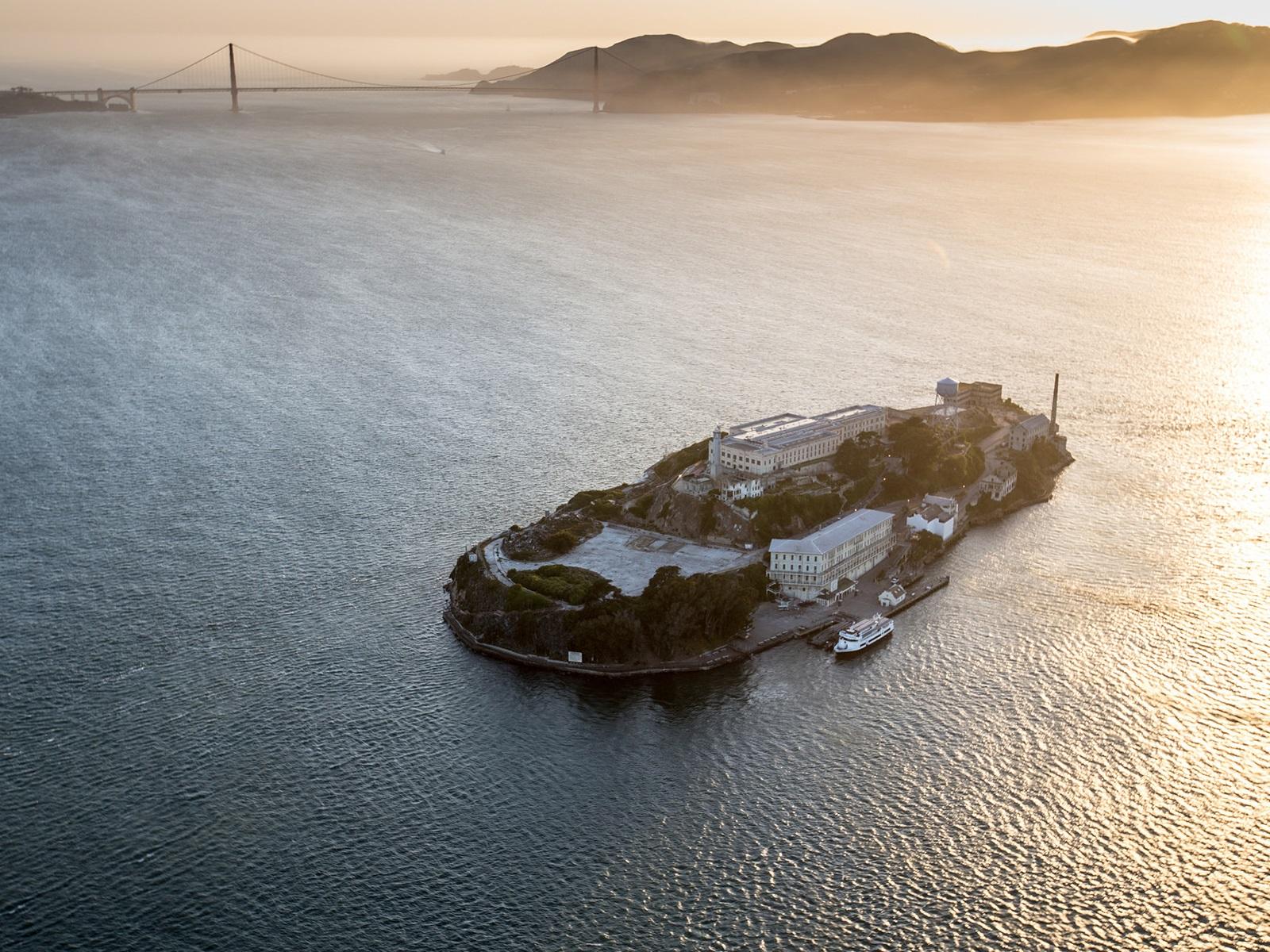 1600x1200 Wallpaper Alcatraz, prison, island, san francisco, sea, USA 1920x1200 HD Picture, Image
